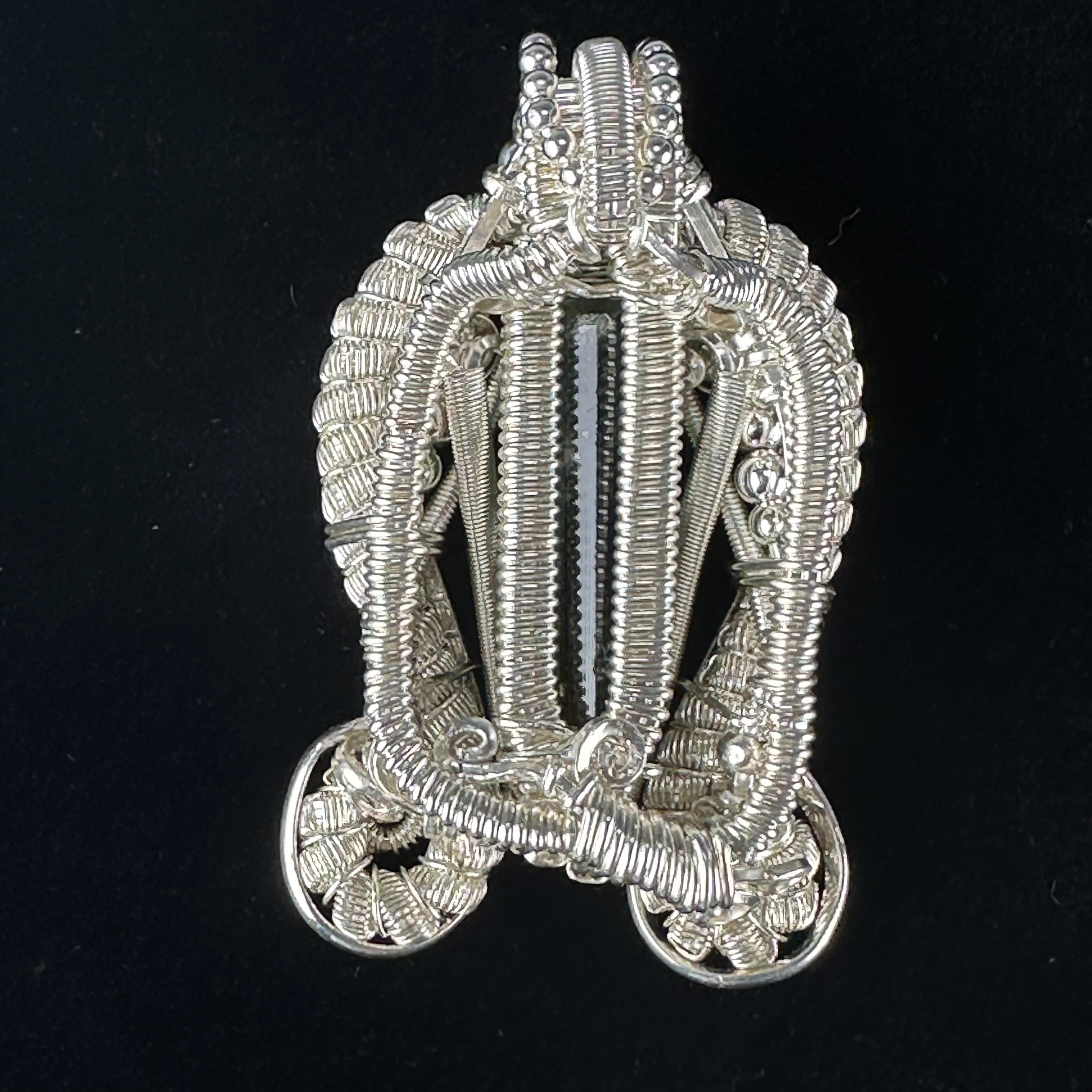 Green Tourmaline Wire Wrapped Pendant by Cosmic Wraps