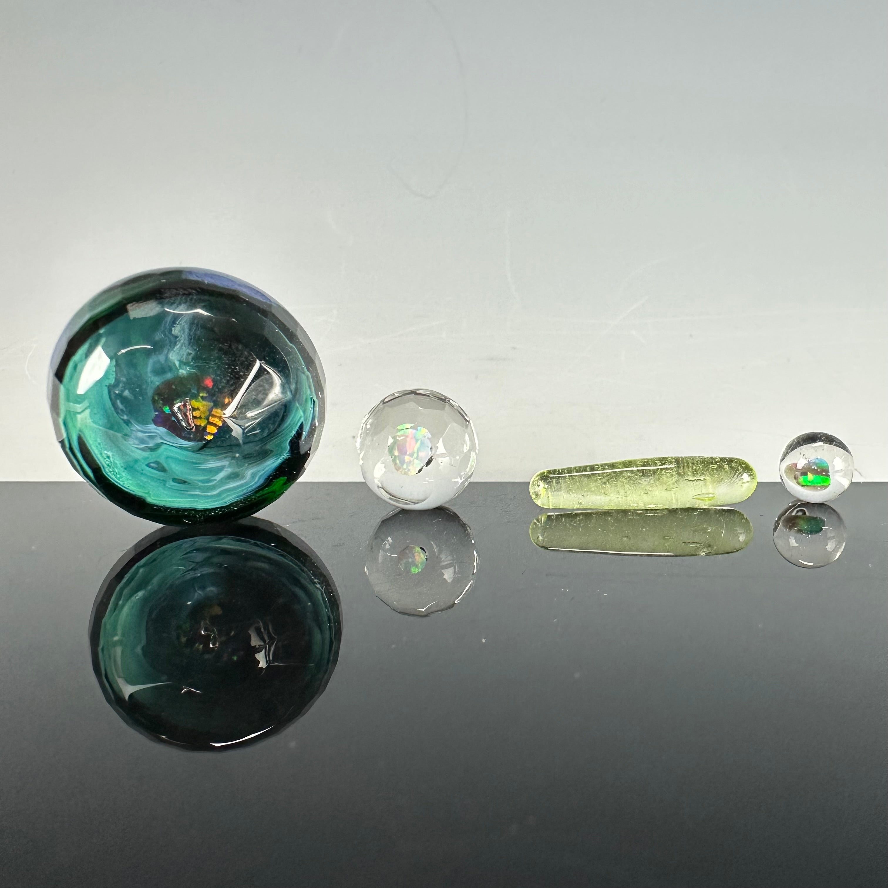 4 Piece Faceted Slurper Set by Pacer Glass