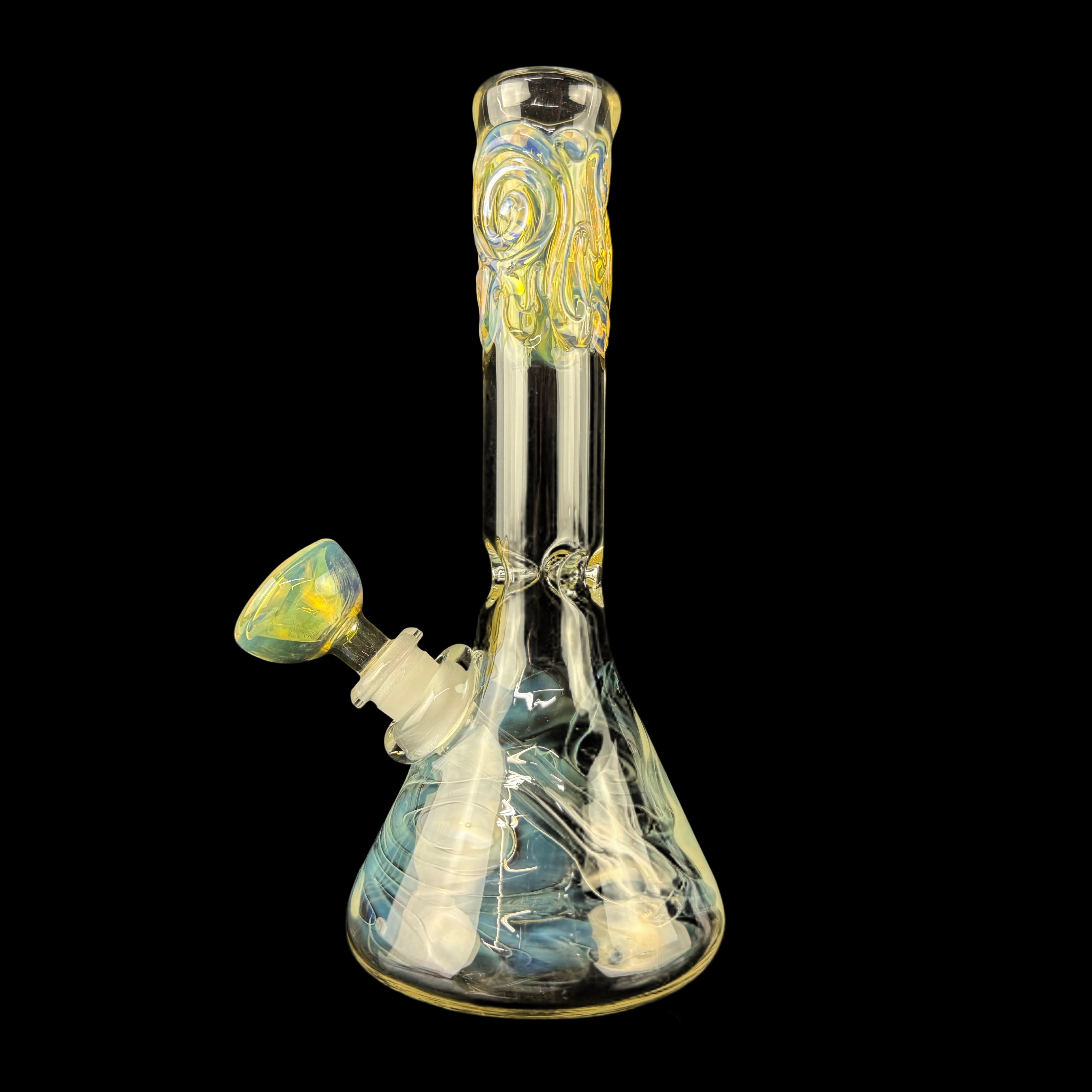 Fumed 32mm Beaker Waterpipe by Mary Jane's Glass