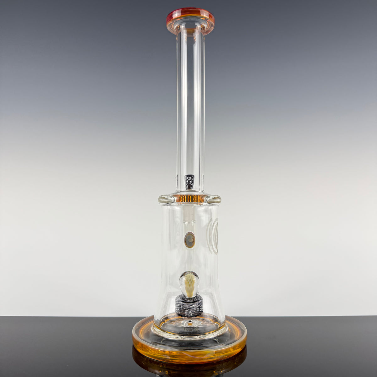 "Amber Purple" Implosion Marble Rig by OJ Flame