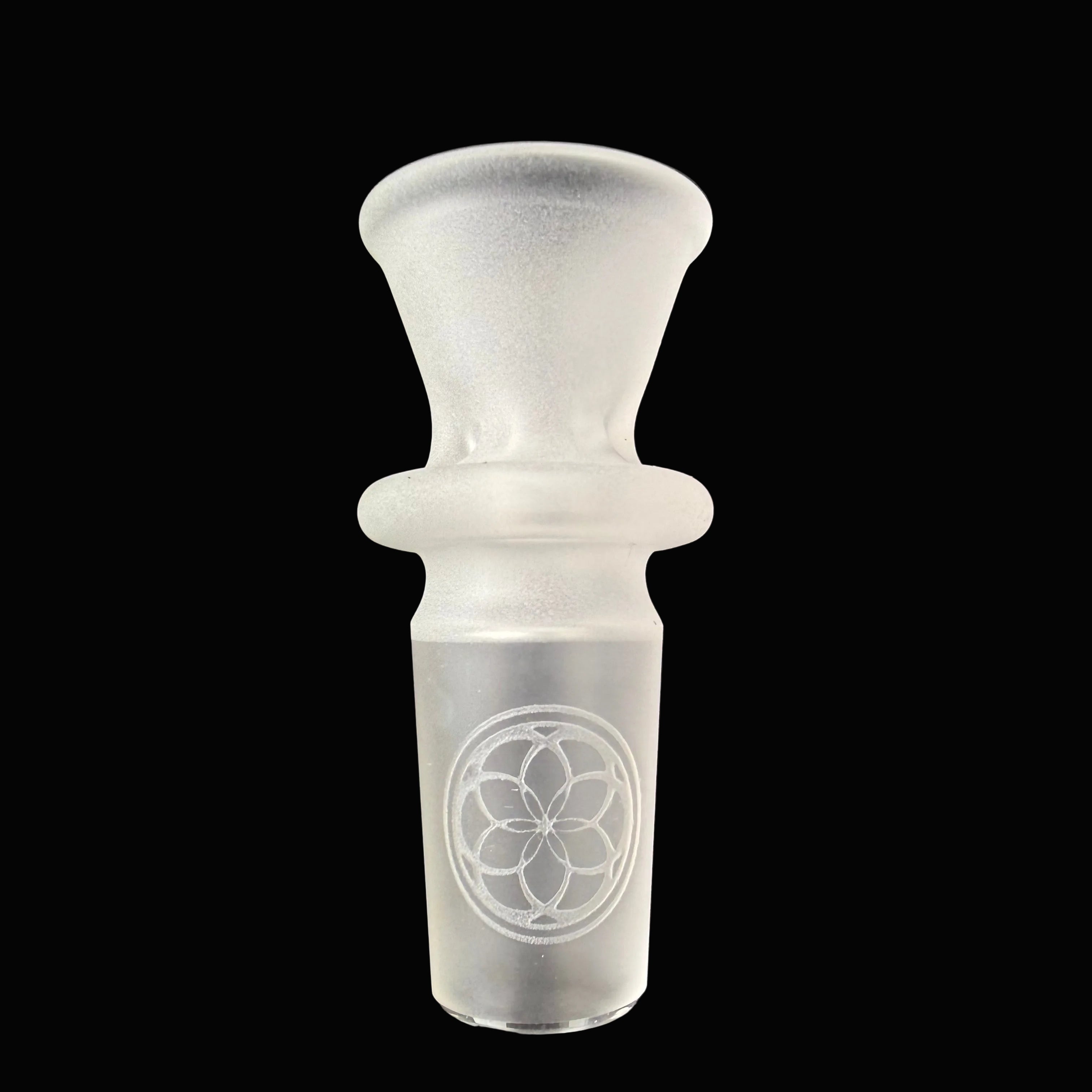 SOL Lace Perc Sherlock Bubbler "Sacred G Etched" by SOL Glassworks