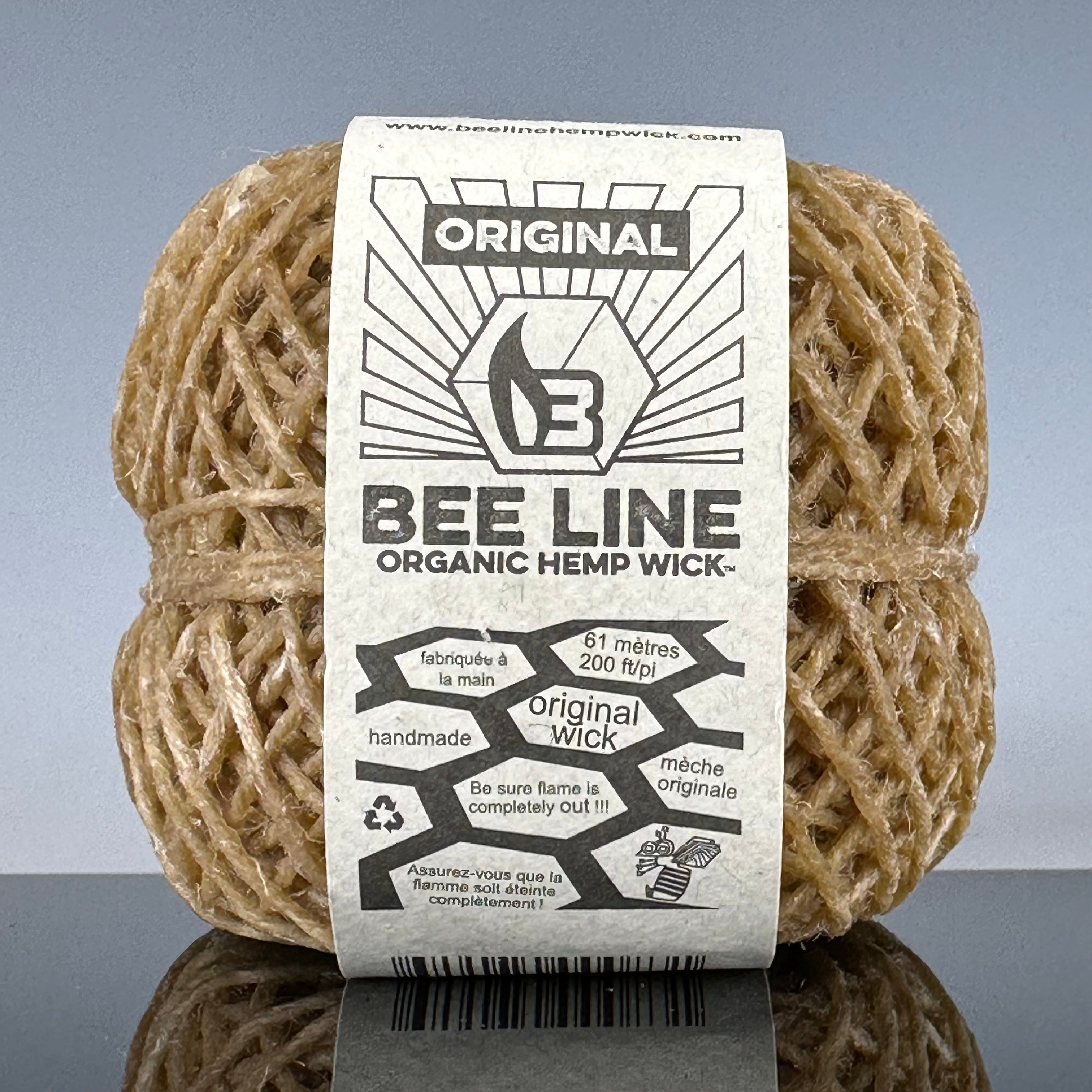 200' Hemp Wick Ball by Bee Line