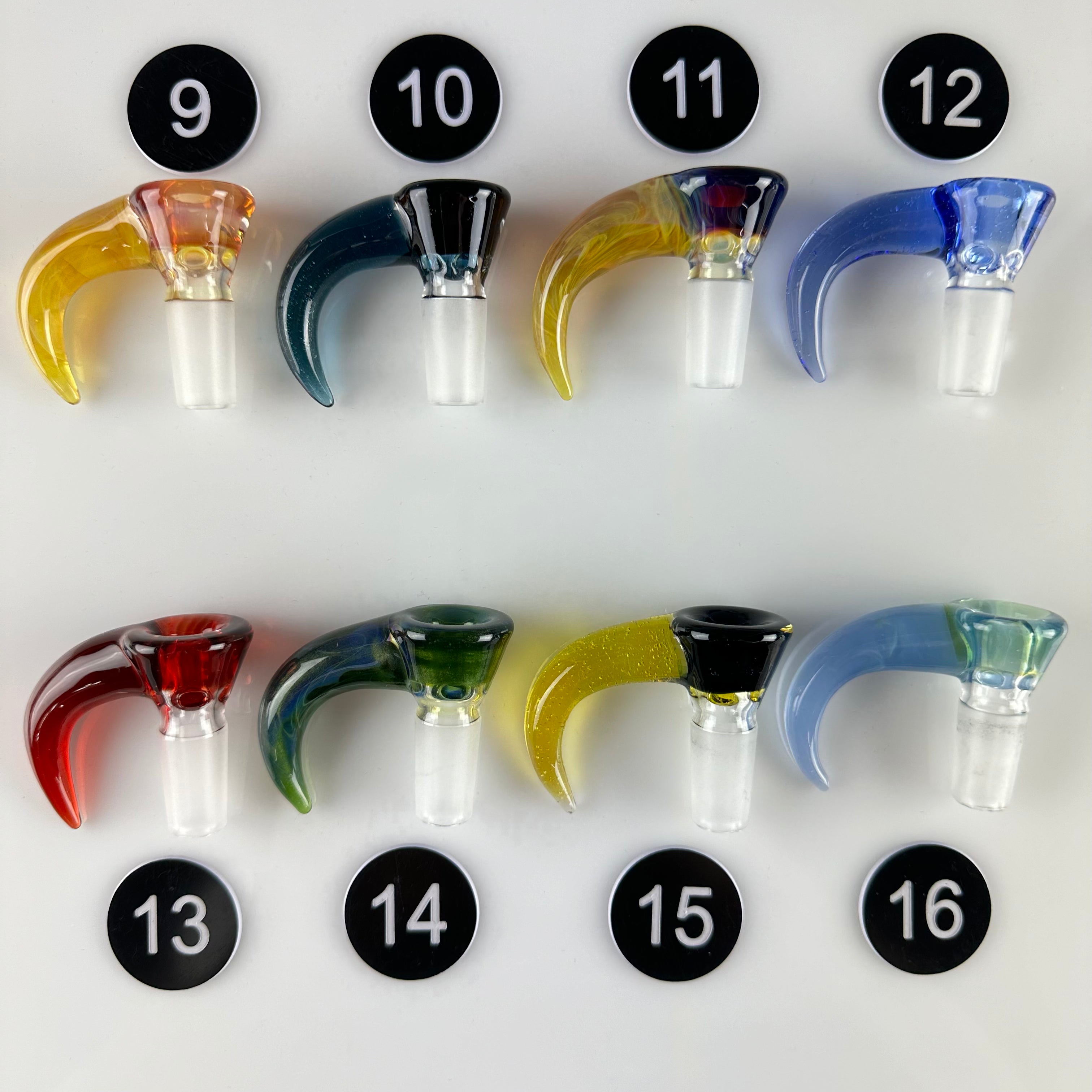 Full Color 4 hole 14mm bowl by Kenta Kito