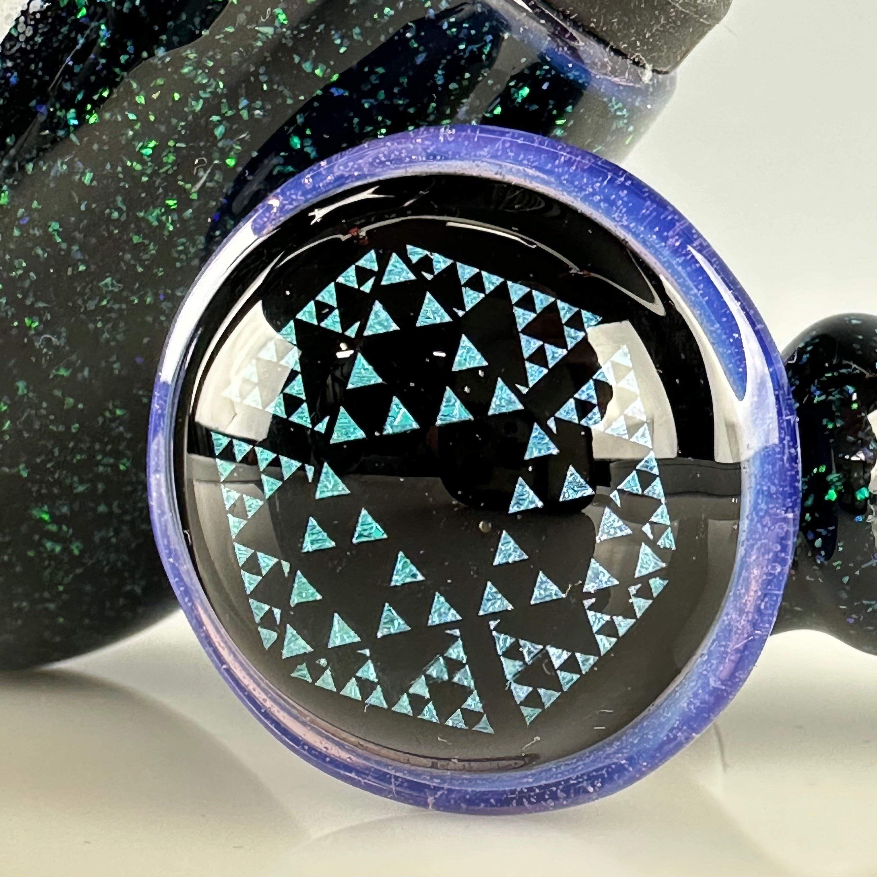 Crushed Opal Proxy Hammer by Turtle Time Glass