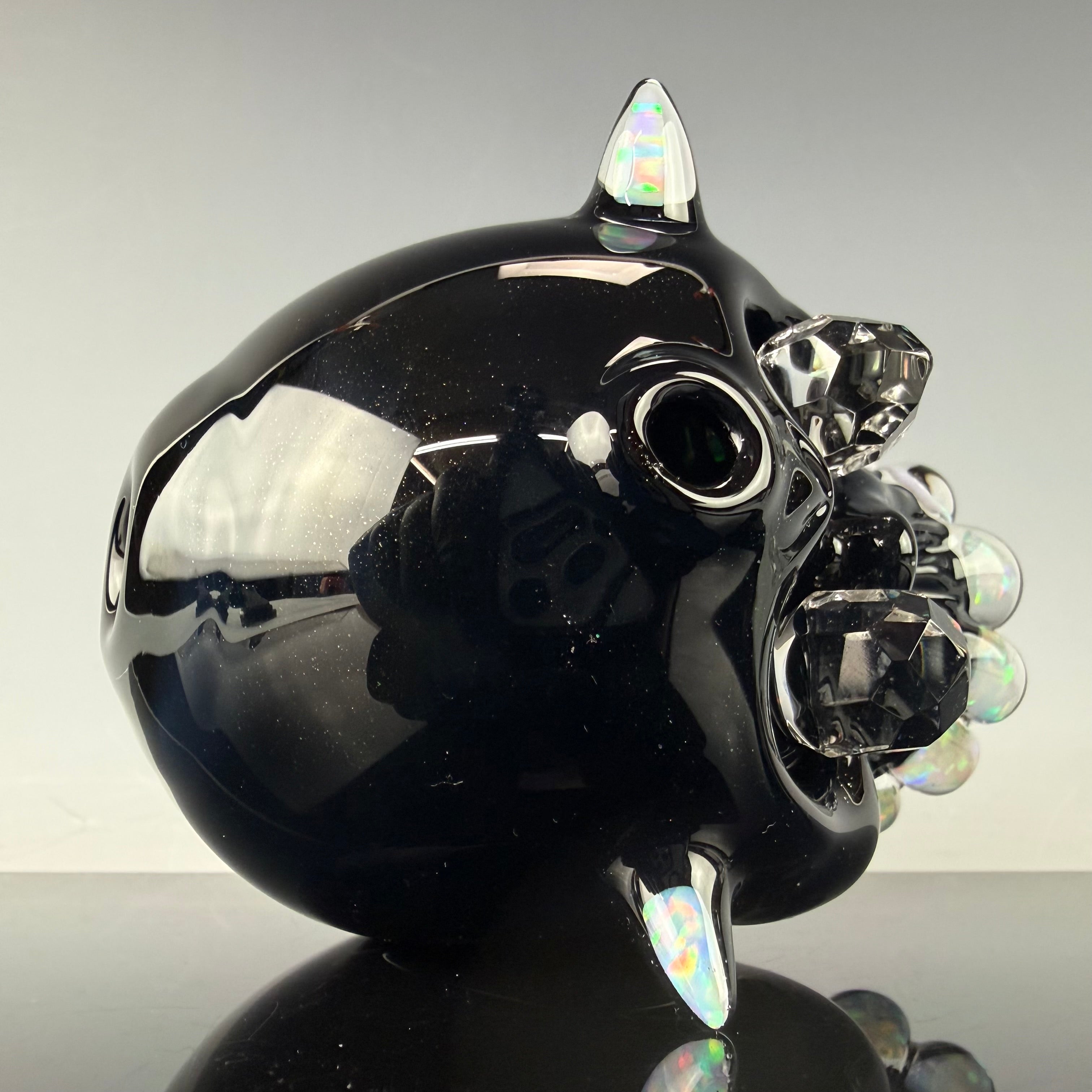 "Galaxy" Horned Skull Shredder by Carsten Carlile