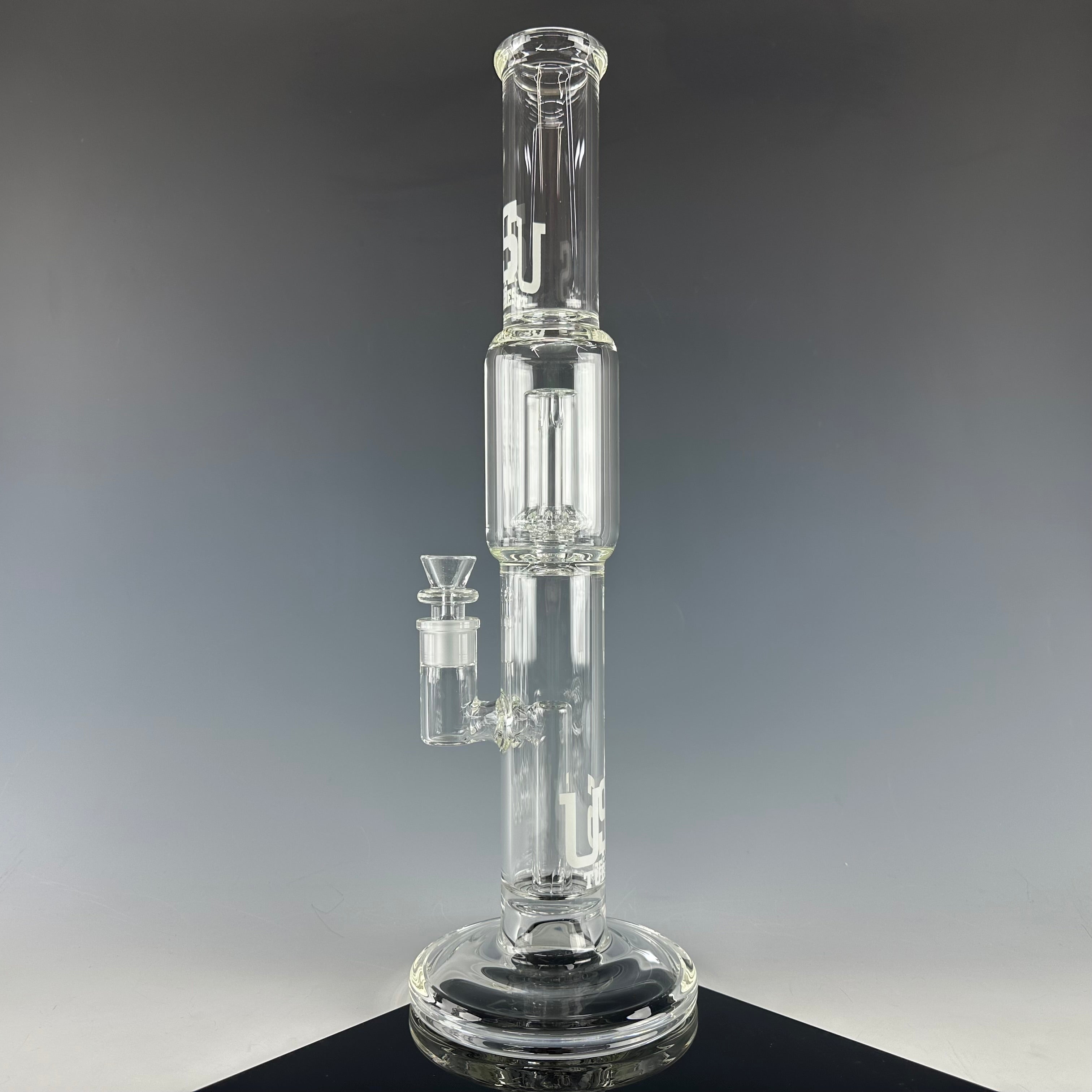 Fixed Straight Foot to Circ Waterpipe by US Tubes