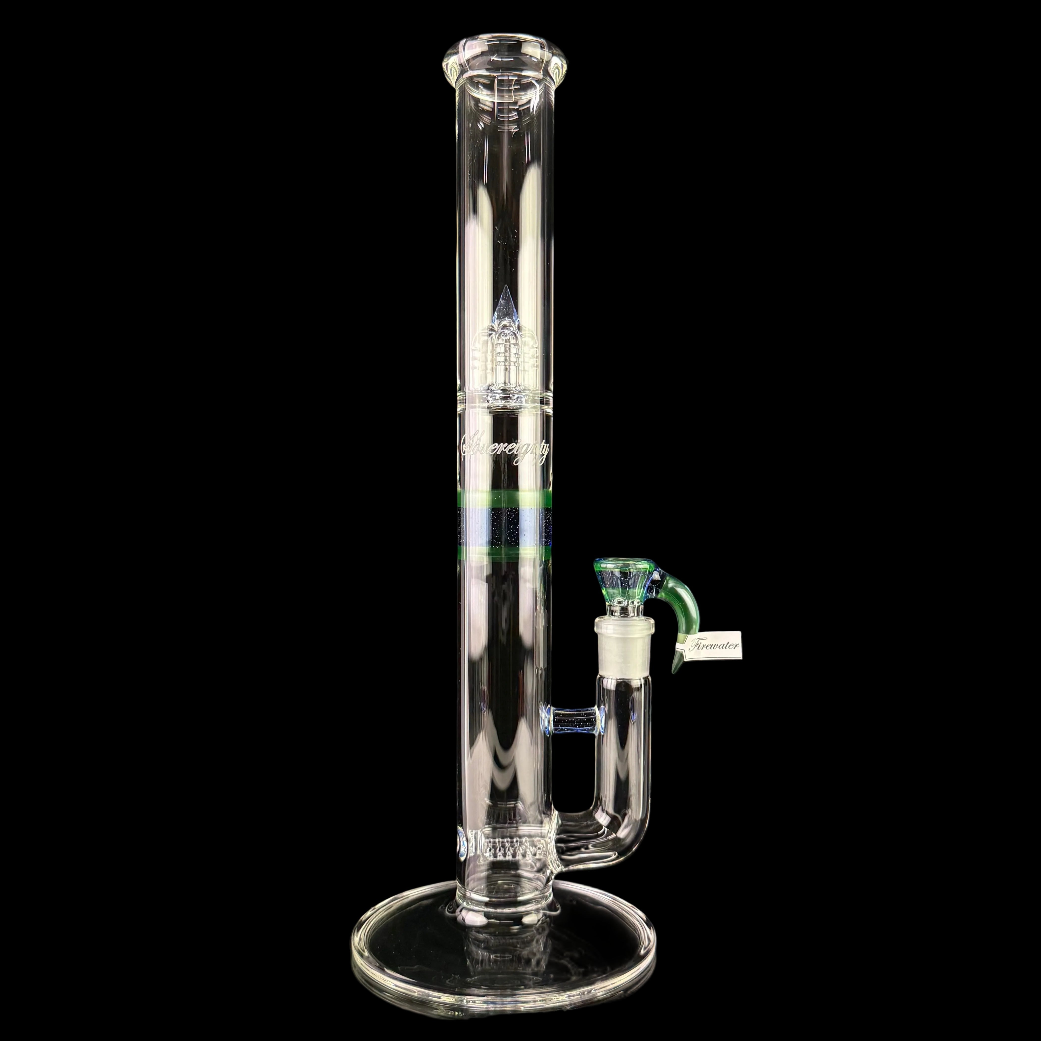 *New* MA "Firewater UV & Ion UV" Encalmo 44 X 4 Stemline 16mm 6 Cut DownGrid by Sovereignty Glass
