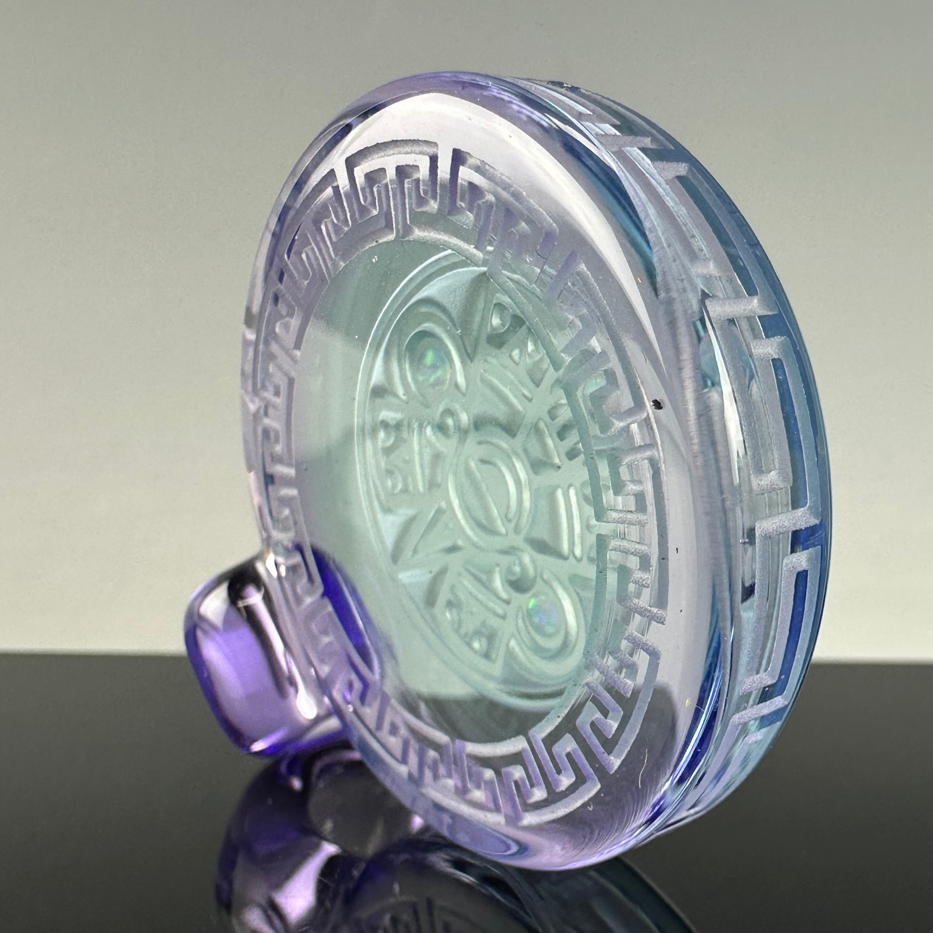 "Nahui Ollin Mayan" Pendant by GlassMaze