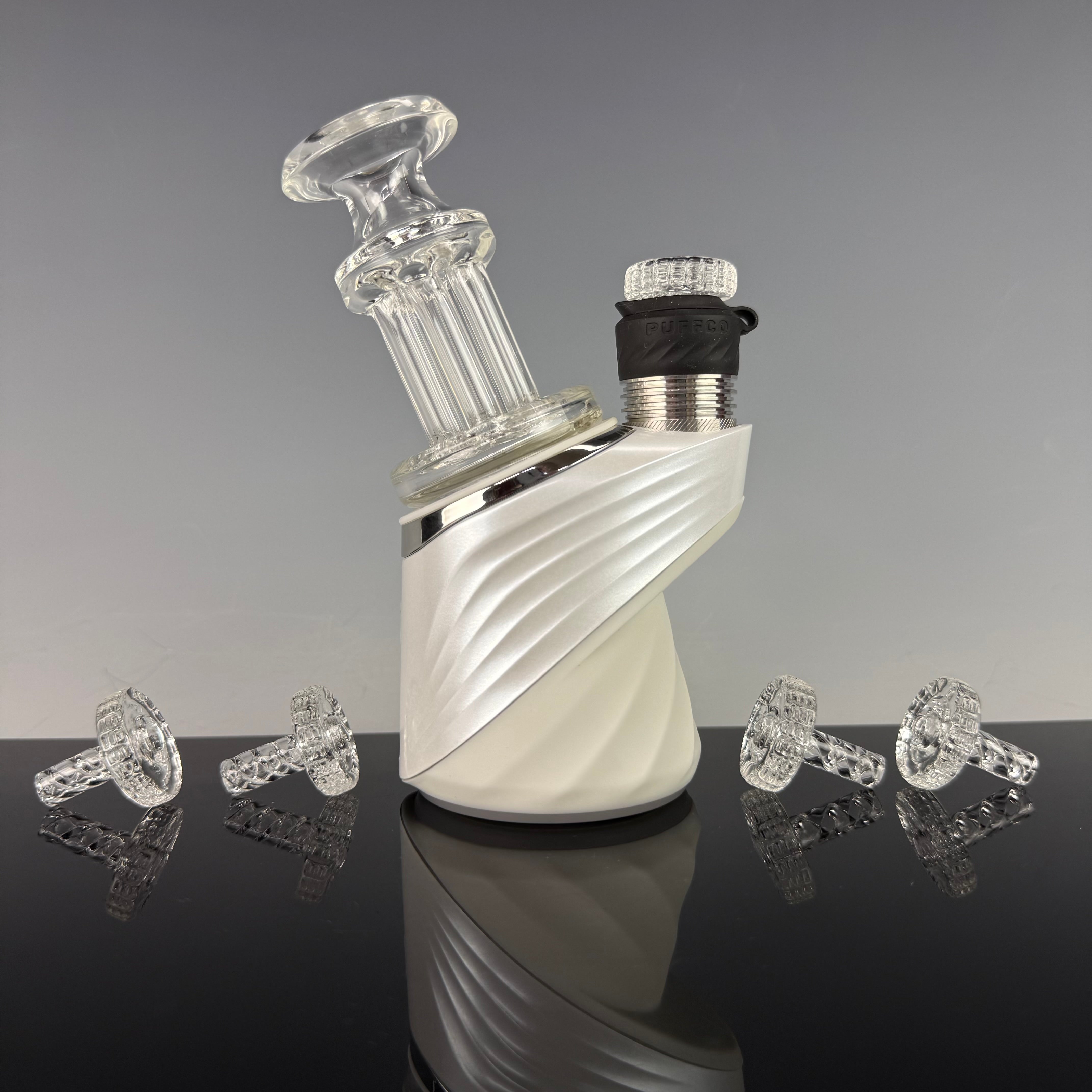 Clear 3DXL Bolt Joystick Spinner by Nib Glass