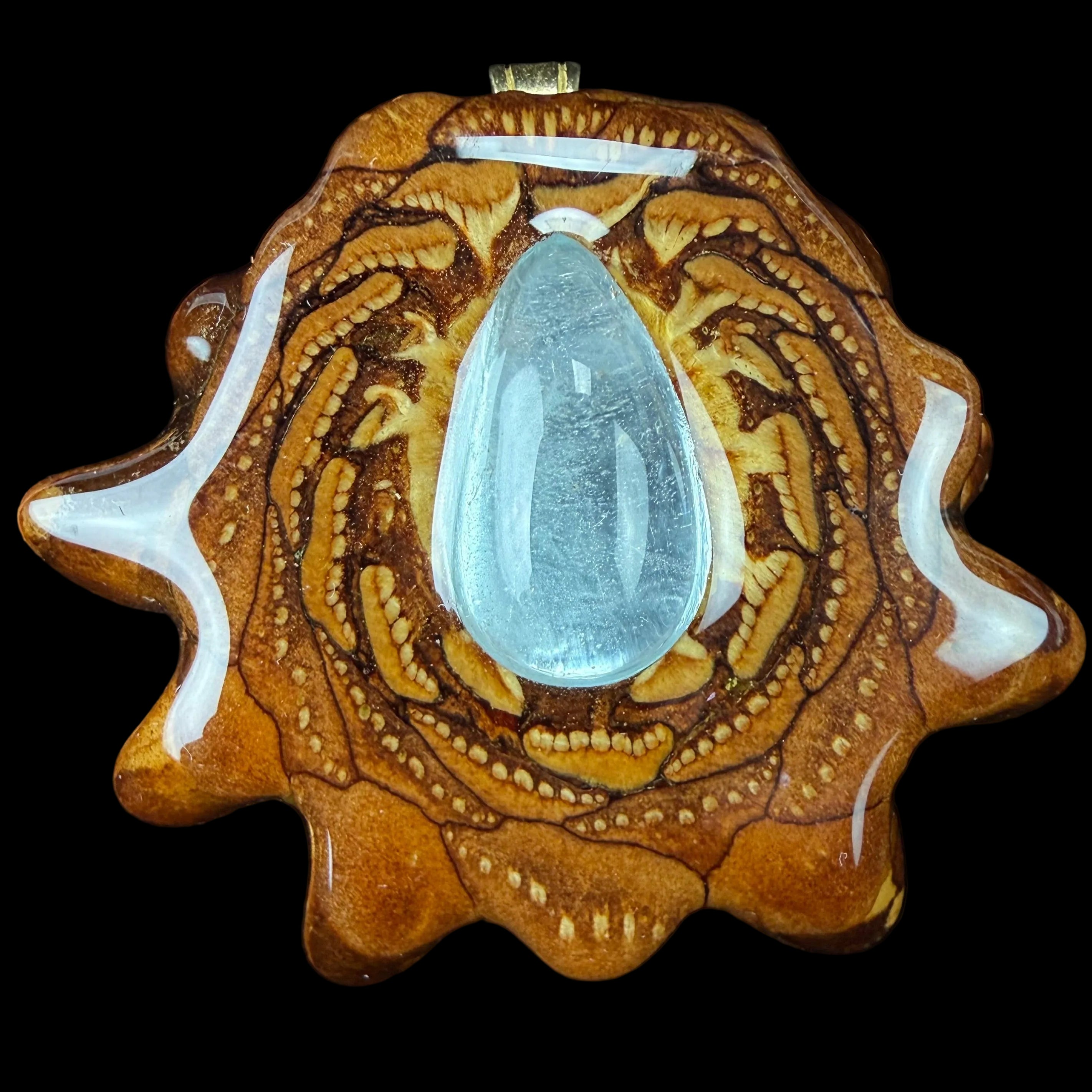 Aquamarine Pendant by Third Eye Pinecones