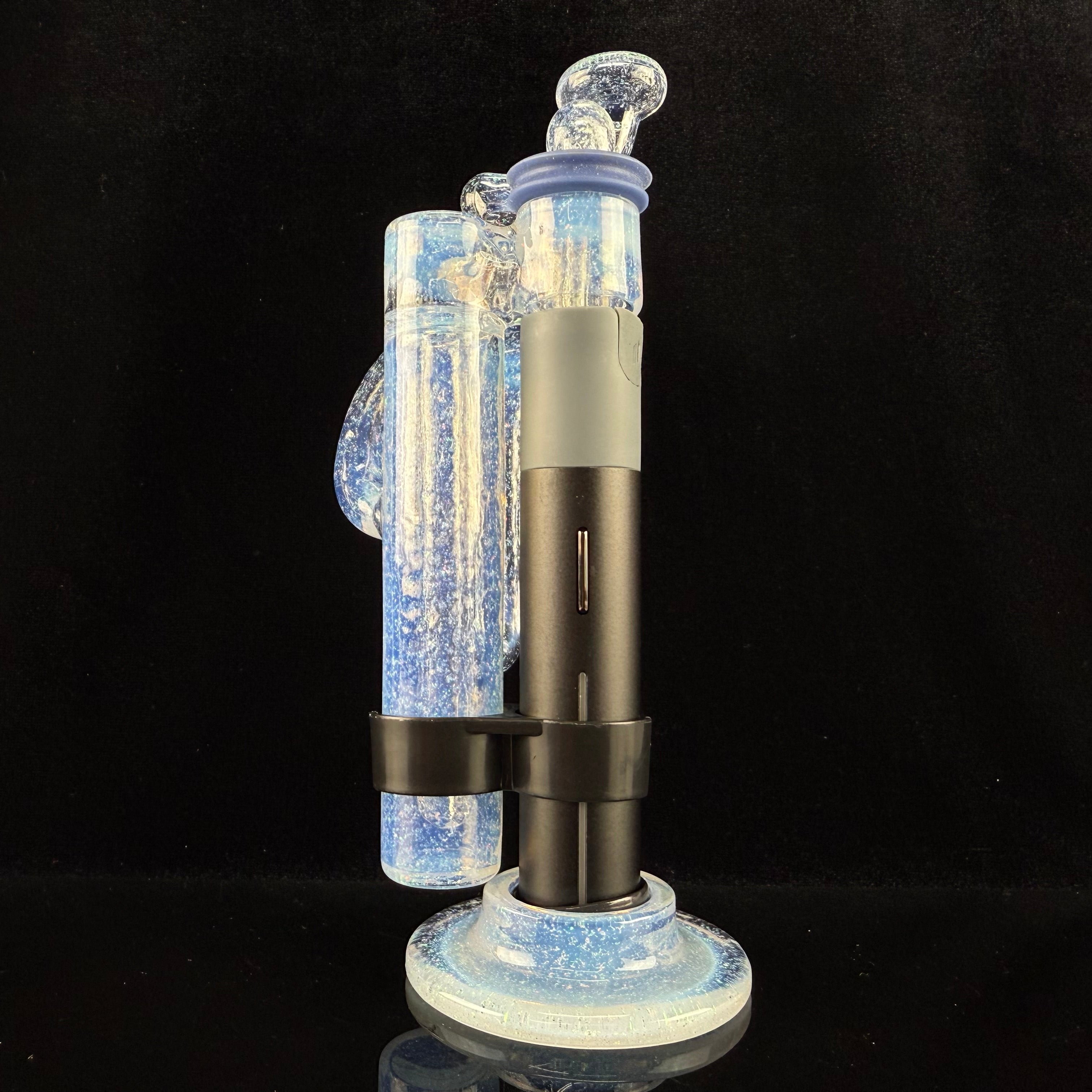 "Full Crushed Opal, Neo Opal" Pwhippler for Puffco Pivot by Lennon Glass