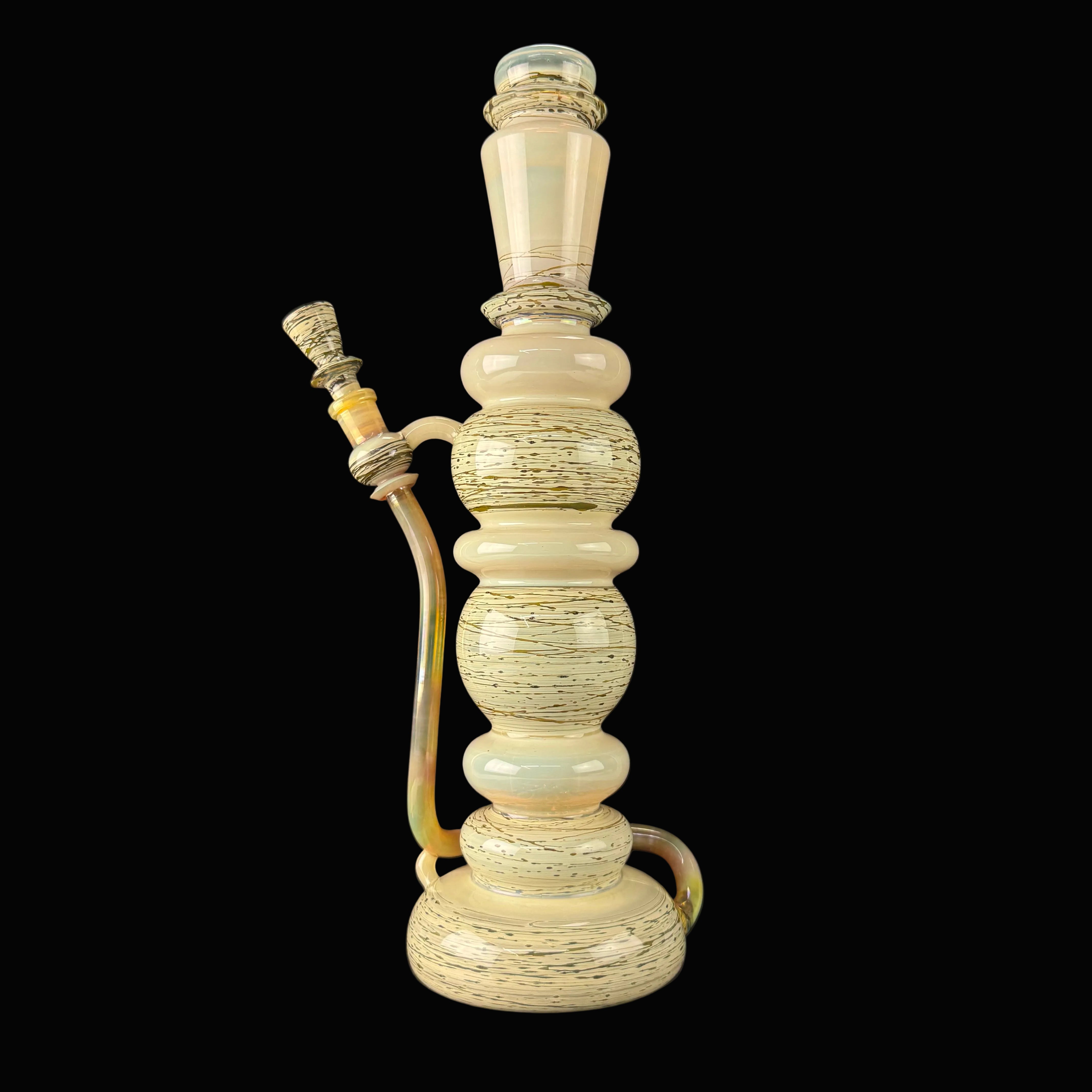 Medium "Birch Tree" "Flowerpot" Waterpipe W/ Slide by Mike Philpot