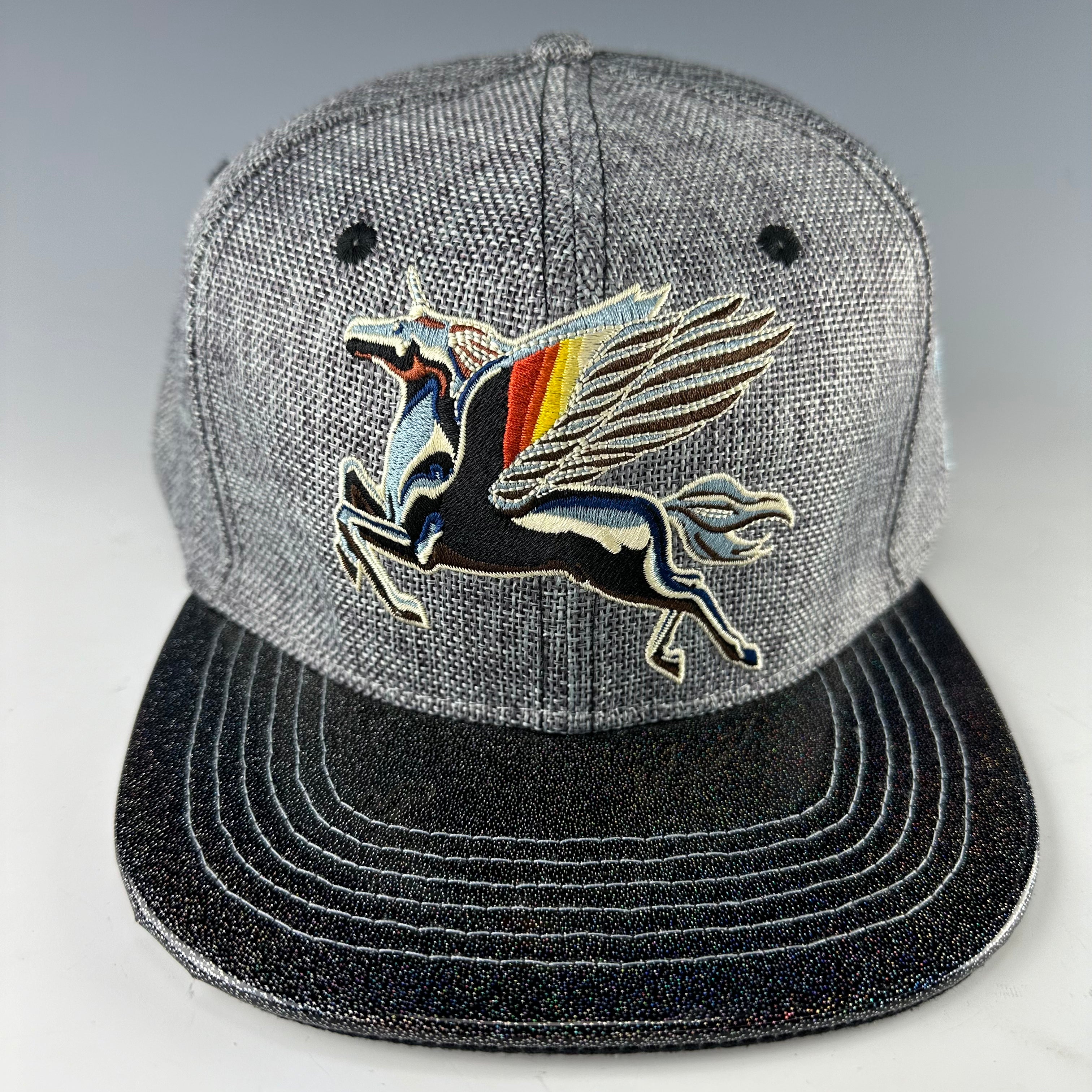 Stanley Mouse Spirit Traveler Grey Glitter Snapback Hat by Grassroots