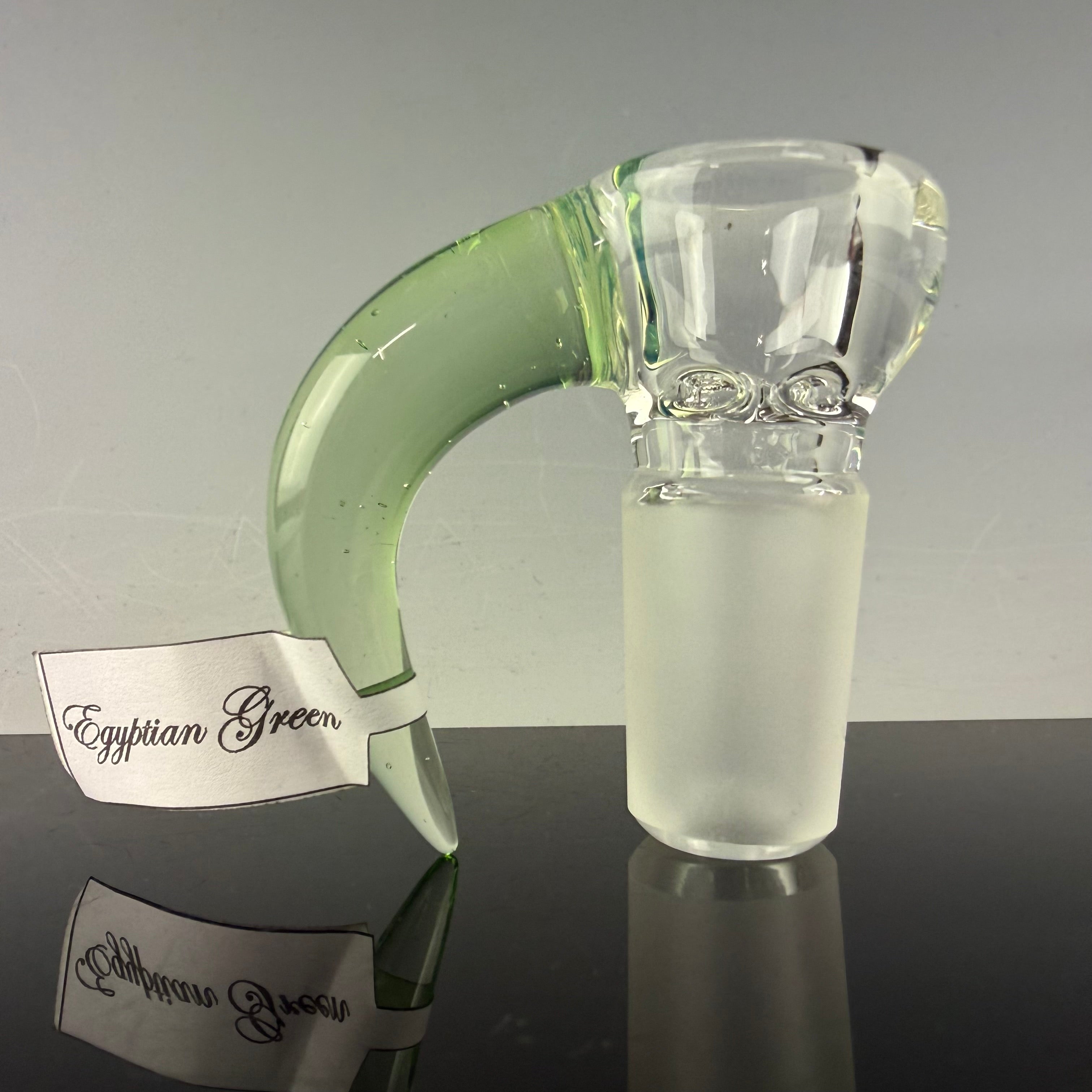 Partial Accent "Egyptian Green" 18mm Slide by Sovereignty Glass
