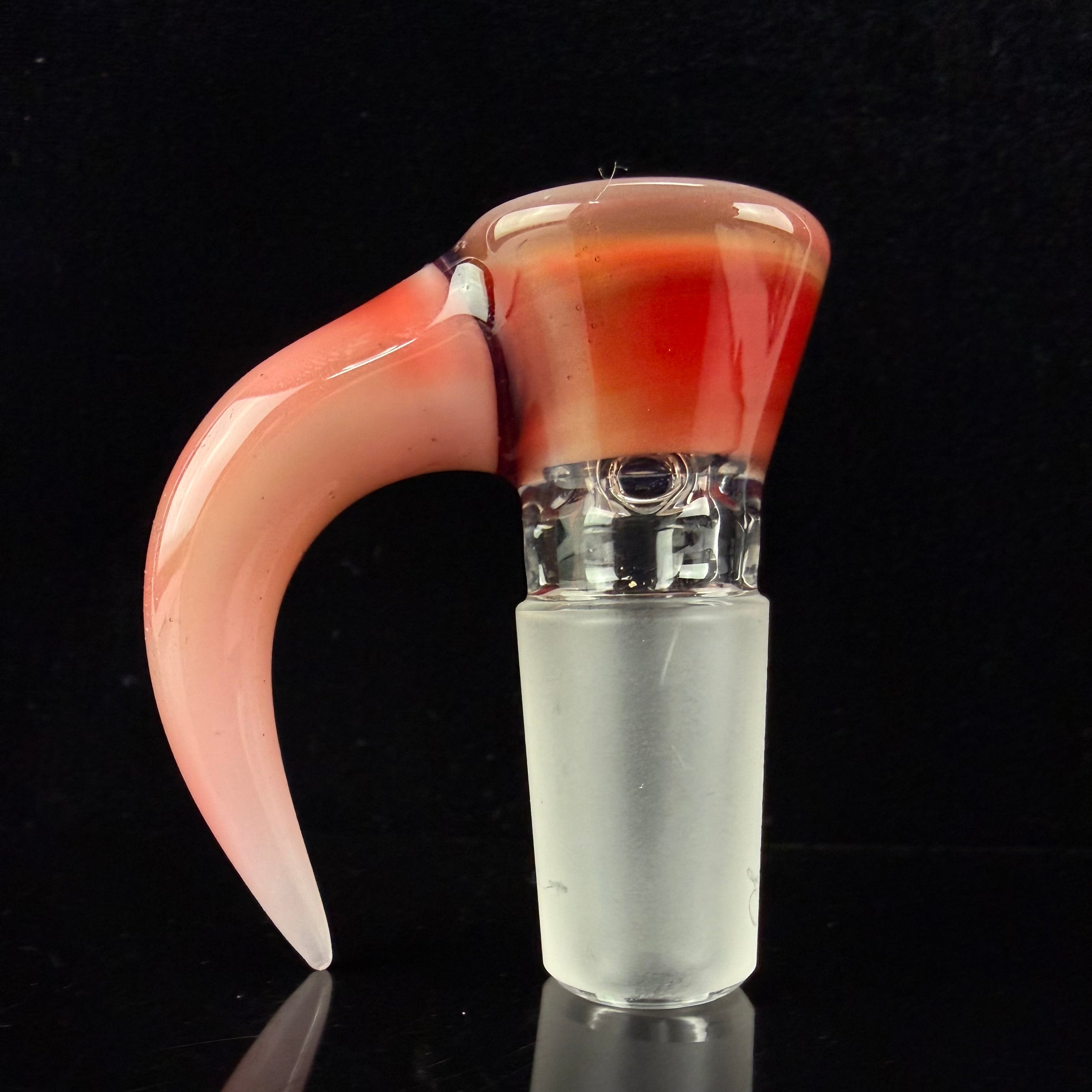 Full Accent "Phoenix X White Satin" 18mm Slide by Sovereignty Glass