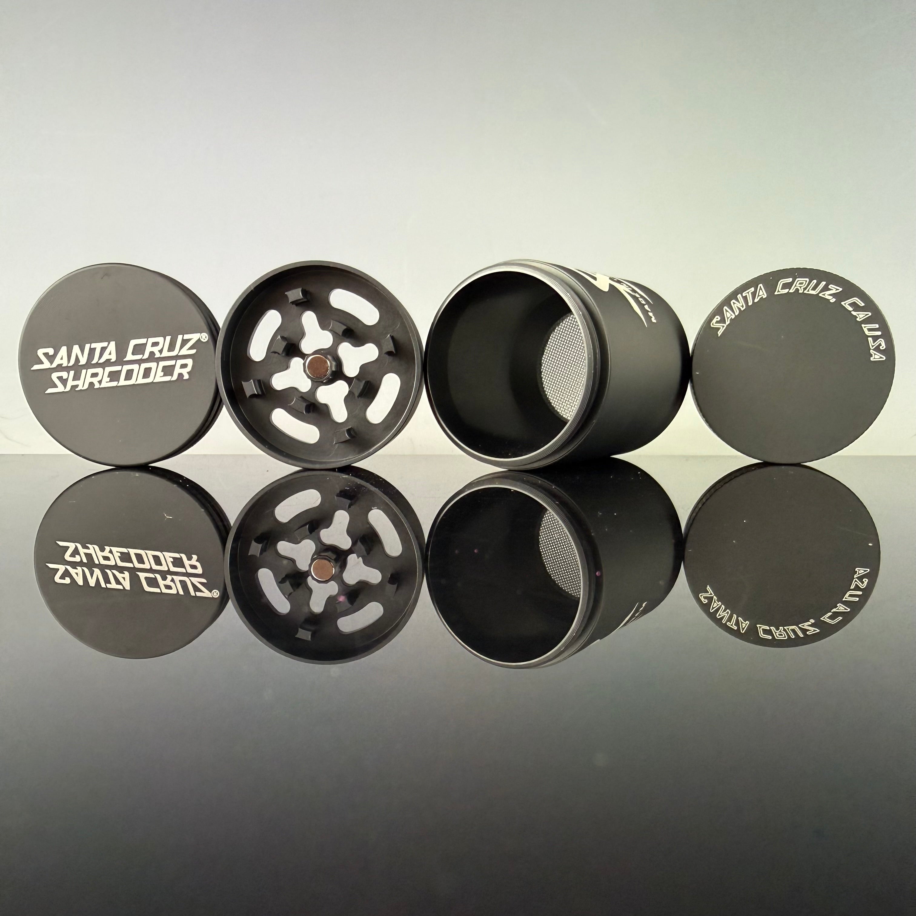 "Traveler" Aluminum 4 Piece Small Herb Grinder by