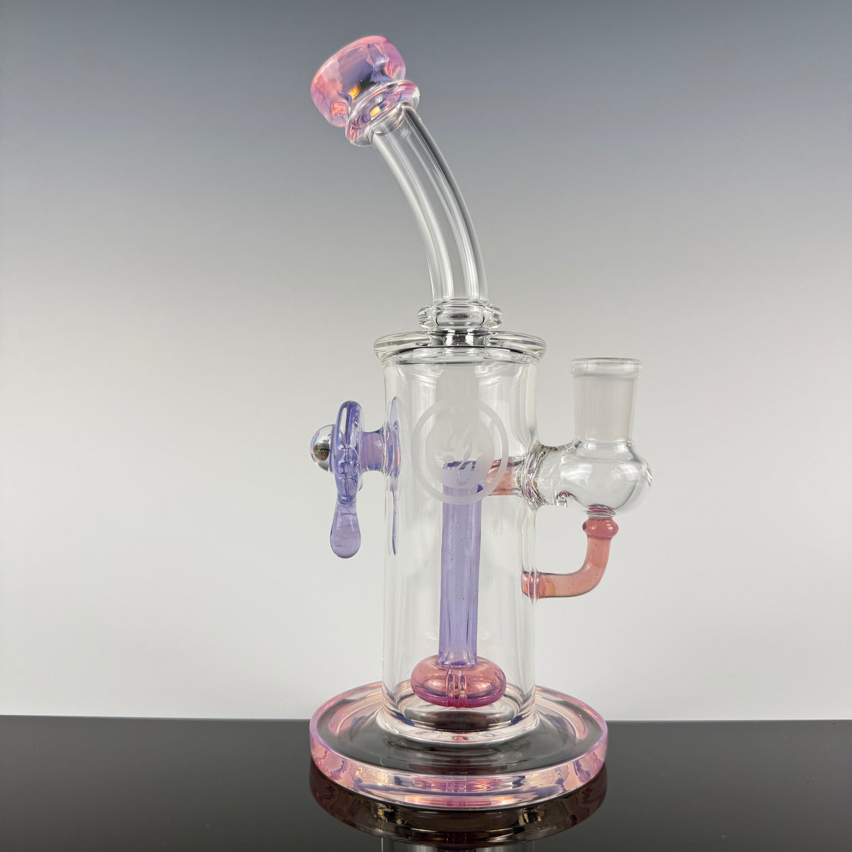 "Pink Slyme & Karmaline" Wig Wag Showerhead Rig by OJ Flame