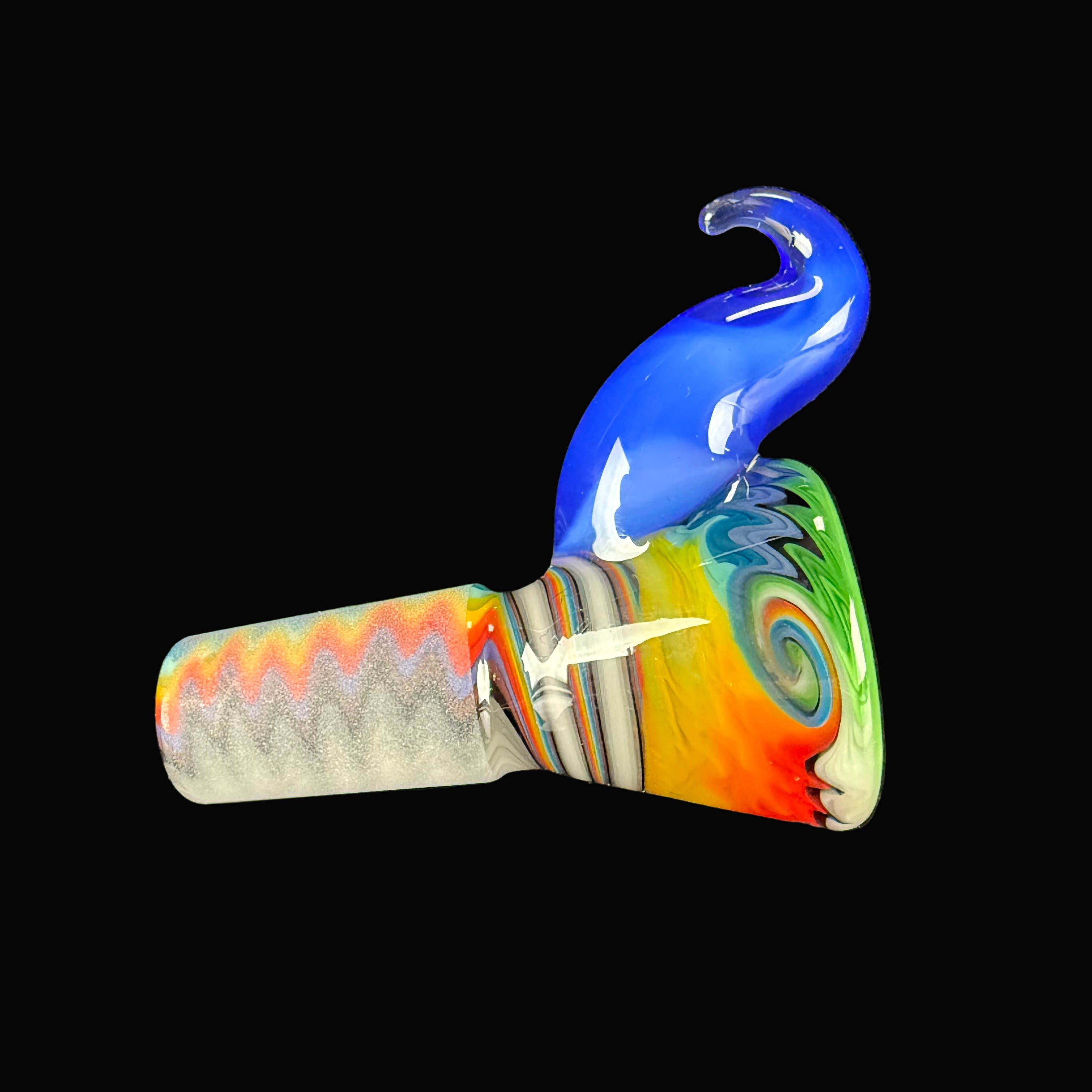 Fully Worked 14mm 4 Hole Martini #2 by KJH Glass