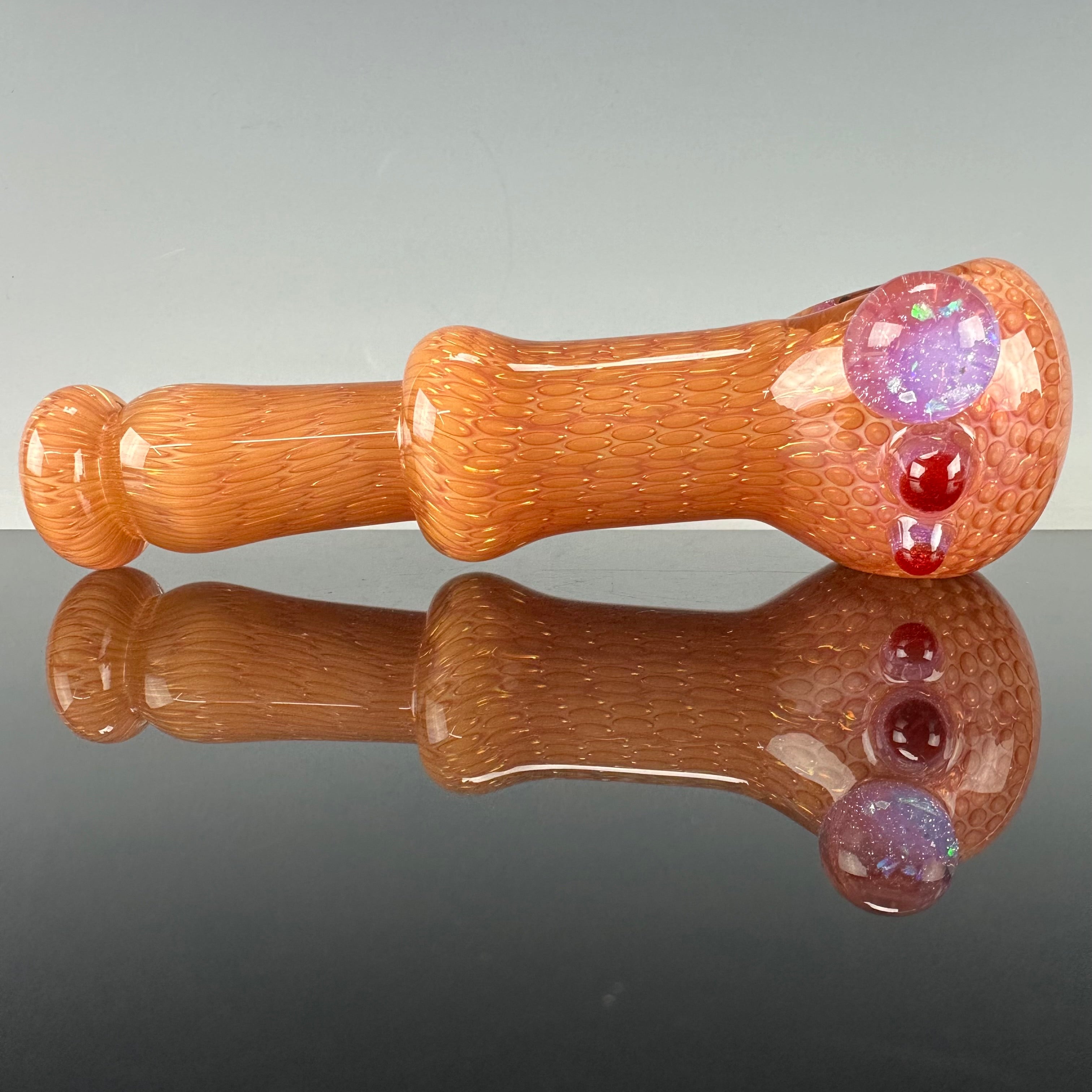 "Peach" Snakeskin Spoon (Large) by FireKist