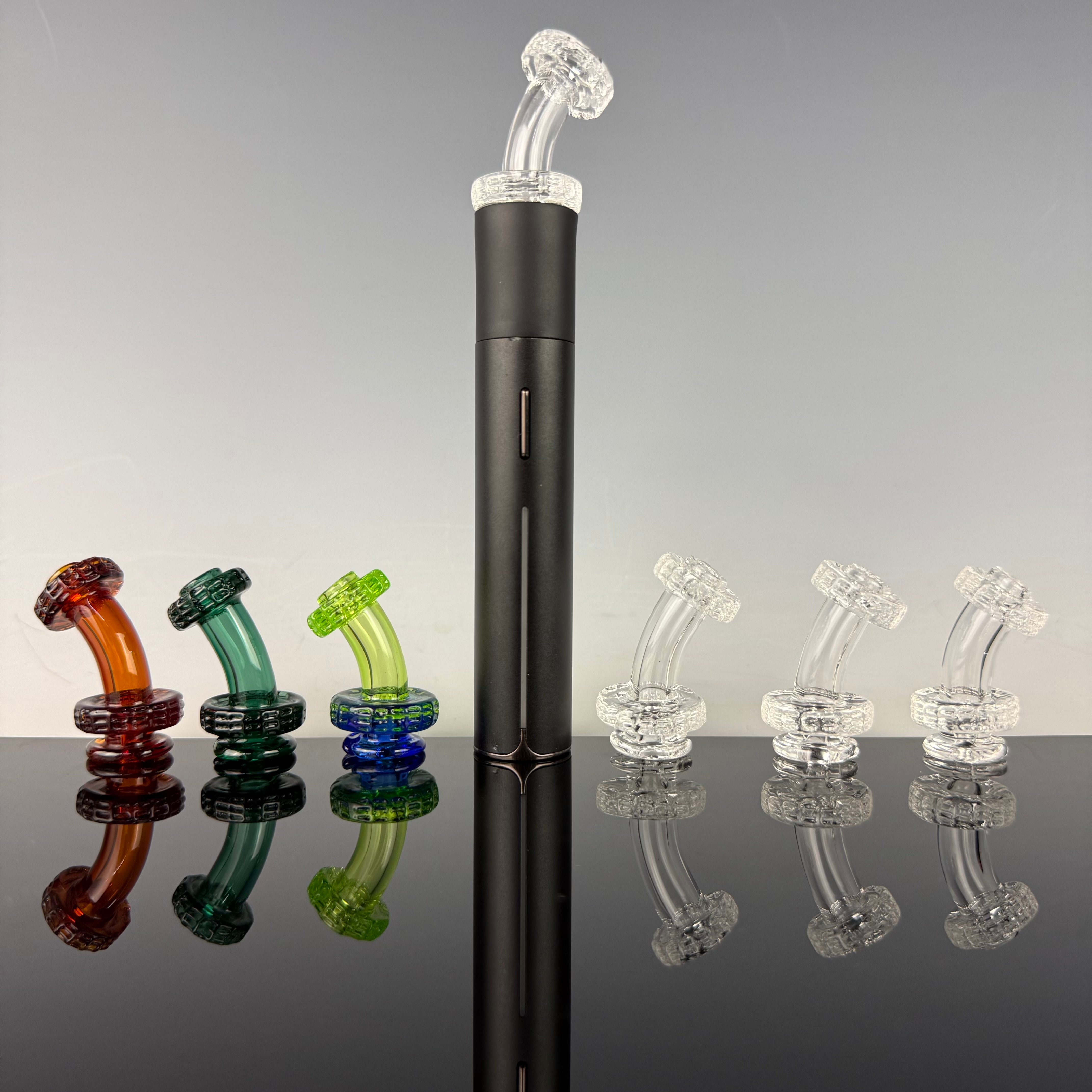 Puffco Pivot Bolt Autospinner Mouthpiece by Nib Glass