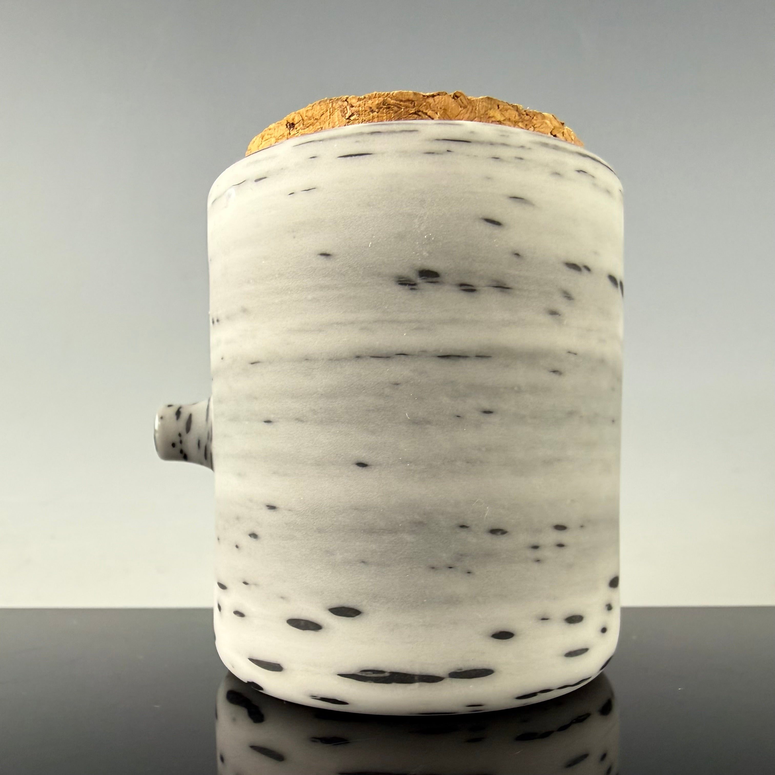 Matte "Birch Tech" Nug Jar by Engelman Glass