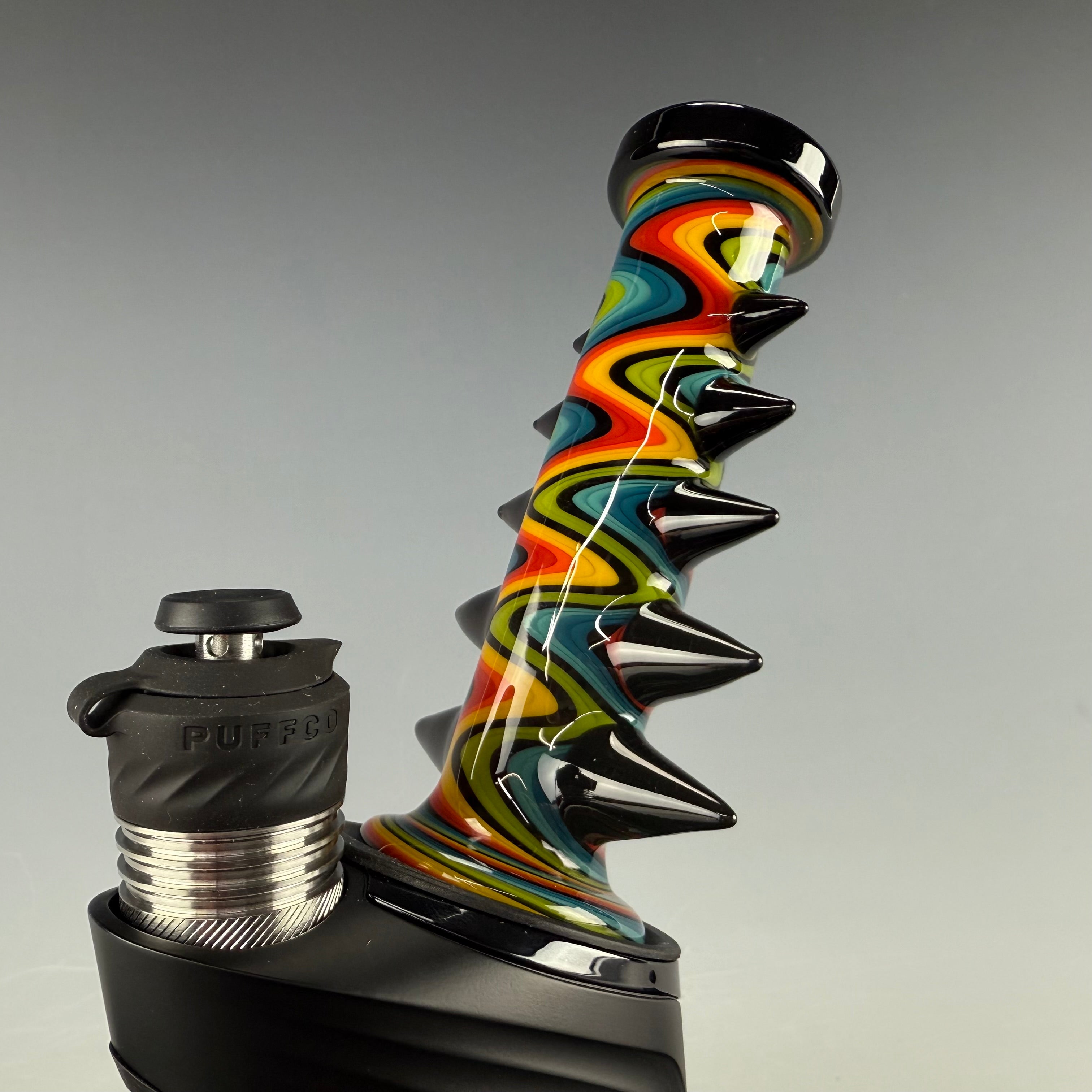 "Multicolor Wig Wag" Puffco Dry Top by Carsten Carlile