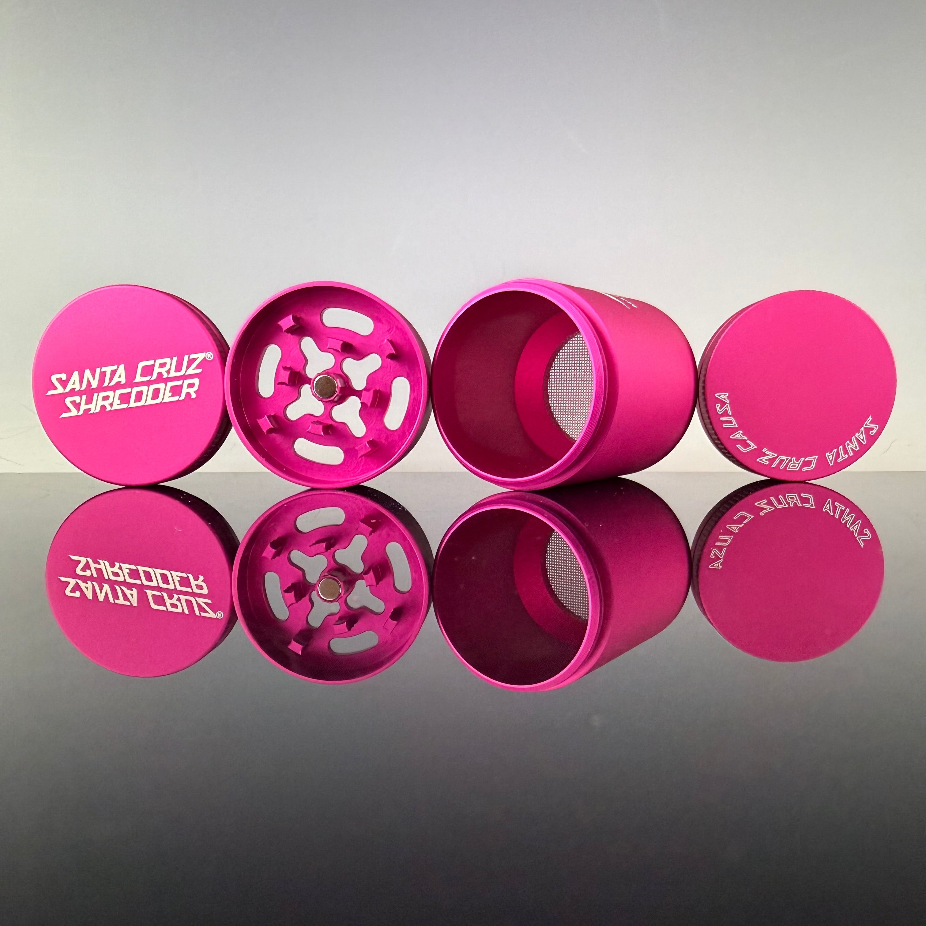 "Traveler" Aluminum 4 Piece Small Herb Grinder by