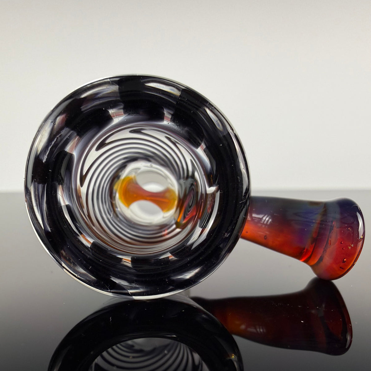 "Amber Purple" Implosion Marble Rig by OJ Flame