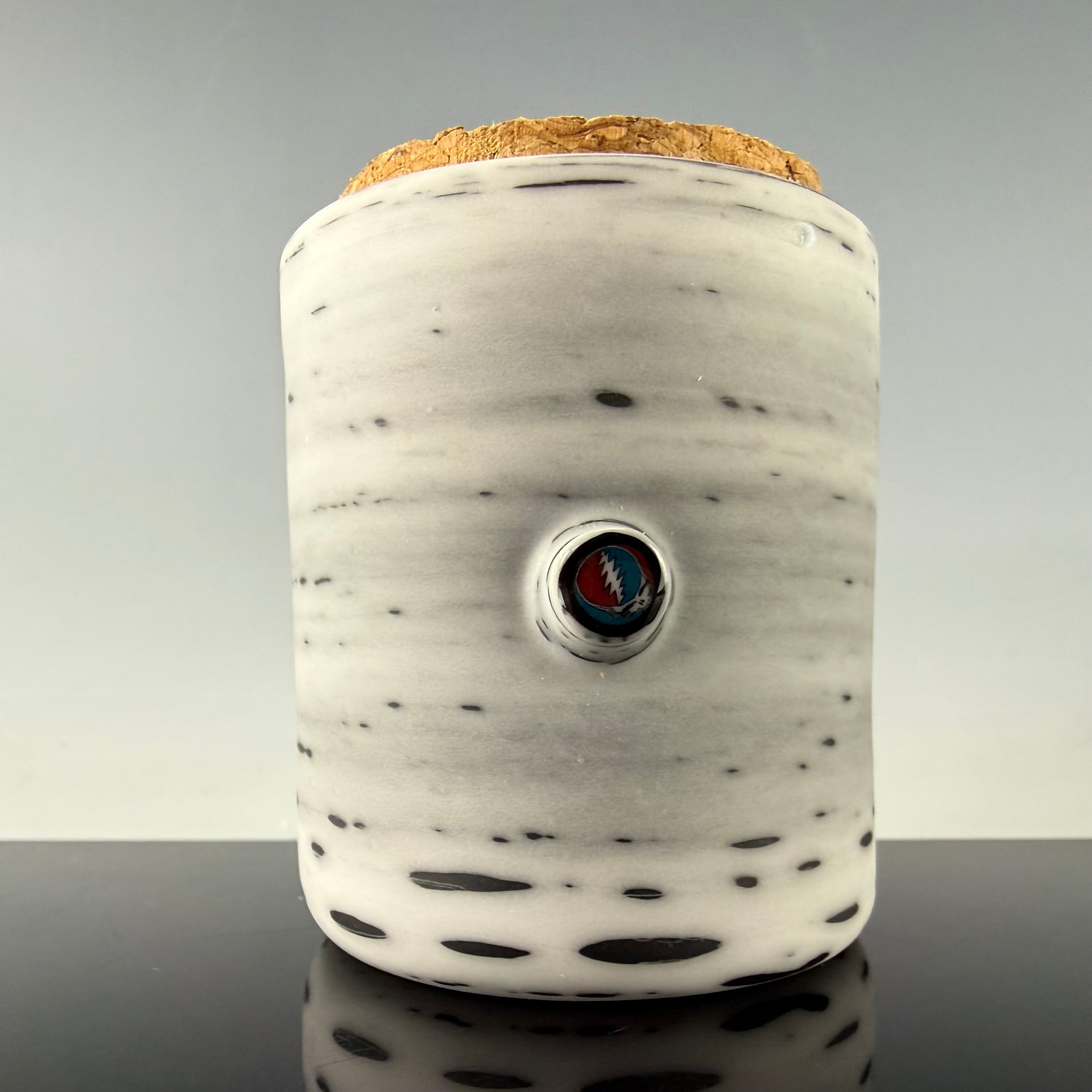 Matte "Birch Tech" Nug Jar by Engelman Glass