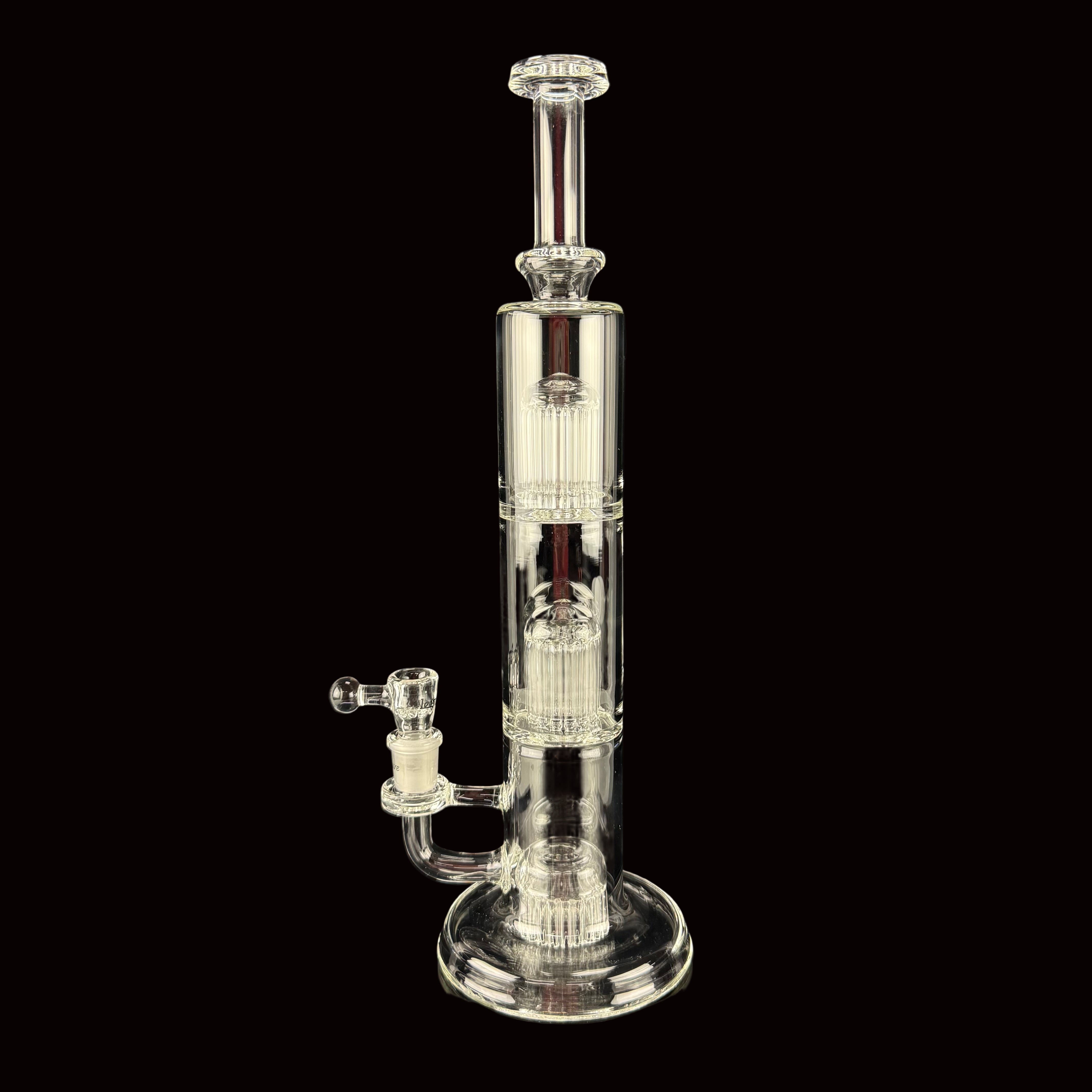 Triple Tree Perc V2 (14-14-20) Waterpipe by Leisure Glass