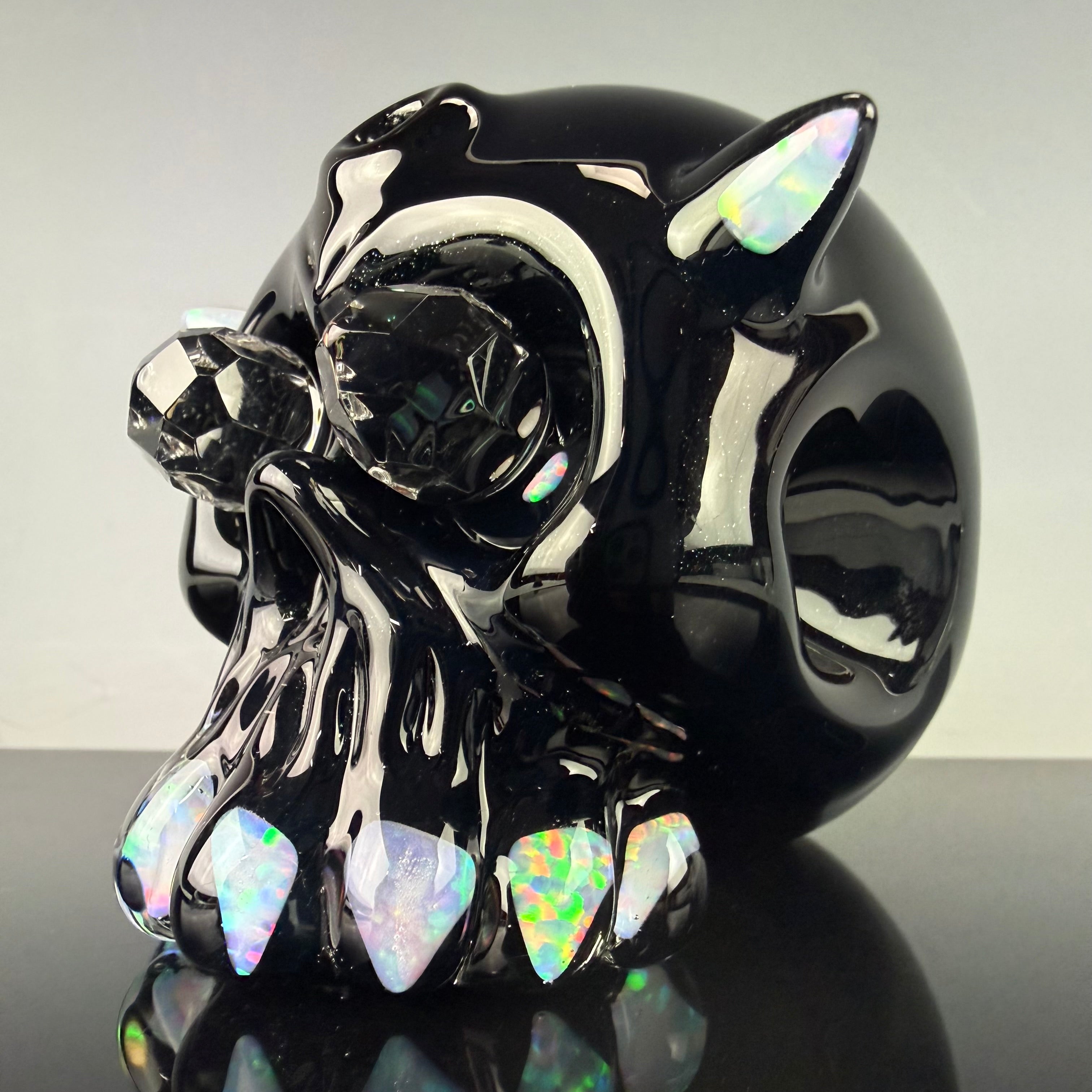 "Galaxy" Horned Skull Shredder by Carsten Carlile