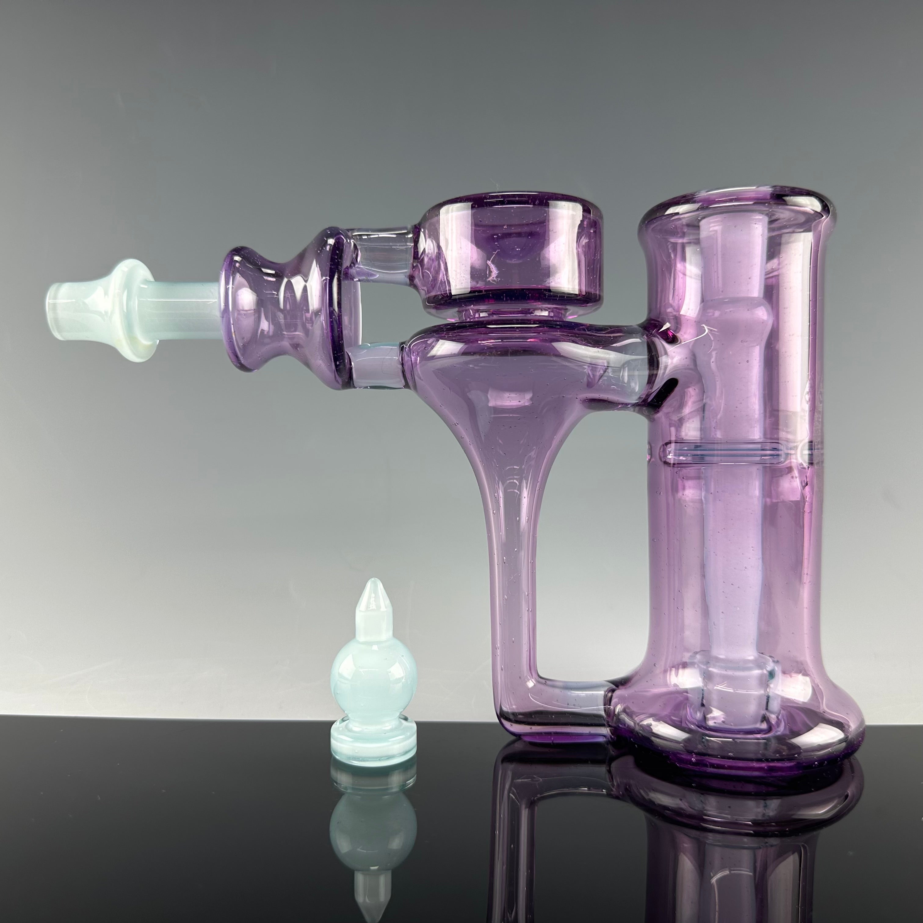 10mm "Gold Purple & Satin Marina" Mini RBH by Bear Mountain Studios