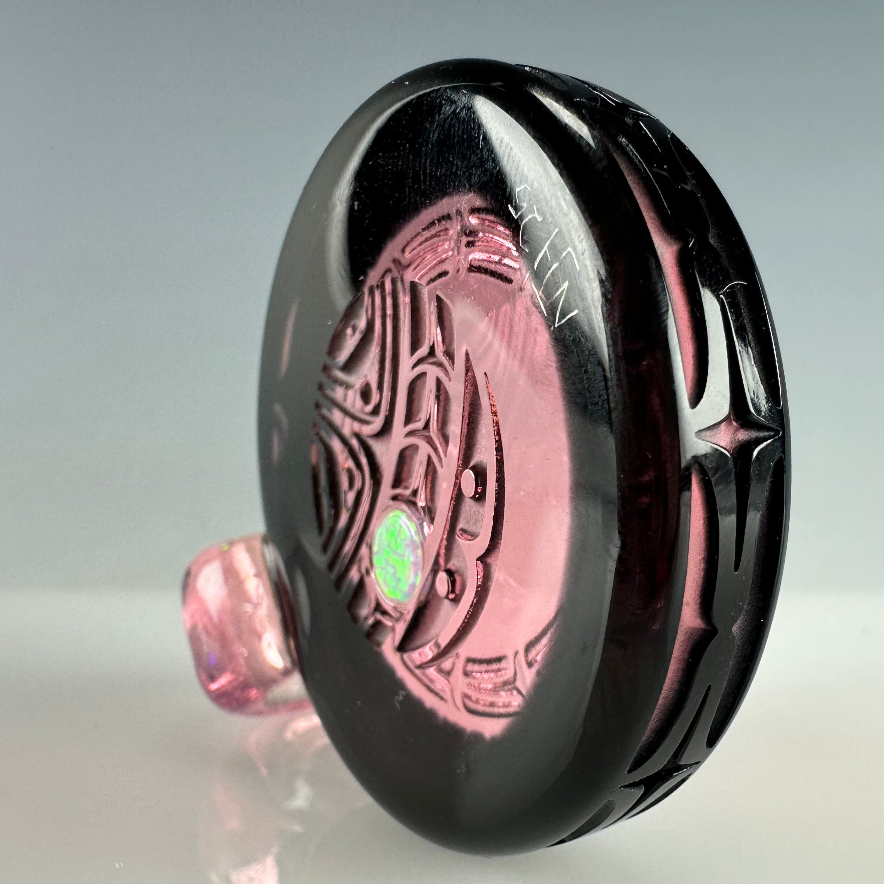 "Breathe" CFL Pendant by GlassMaze