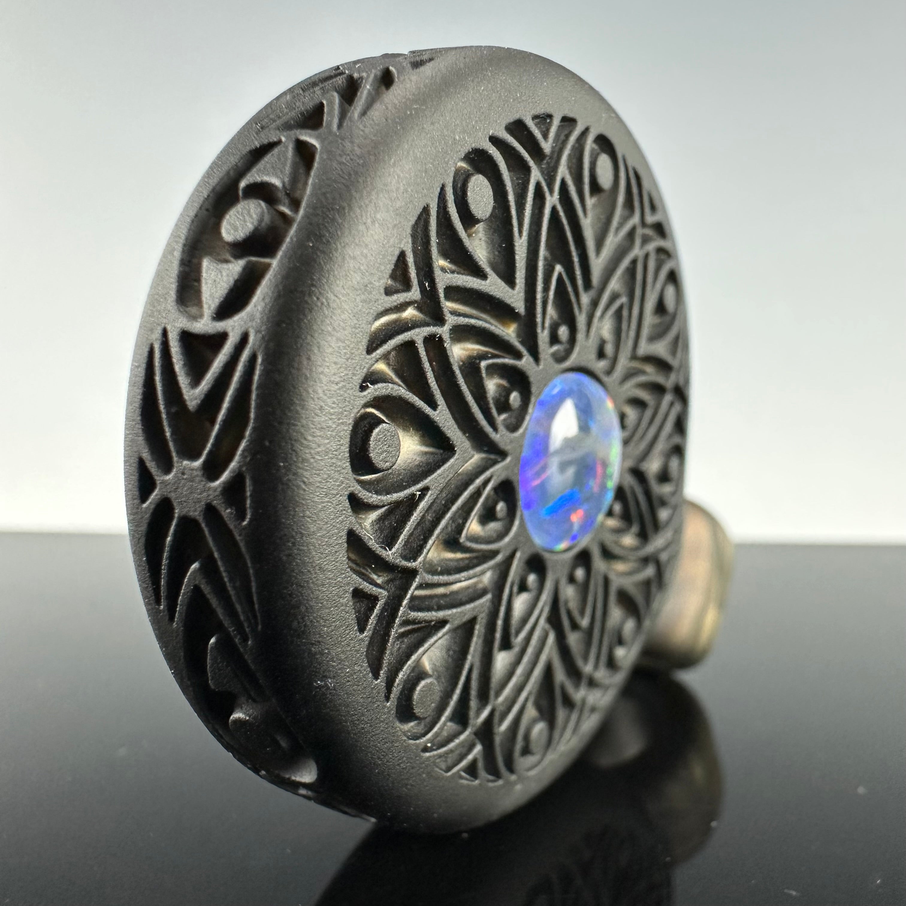 "Mandala" Pendant by GlassMaze