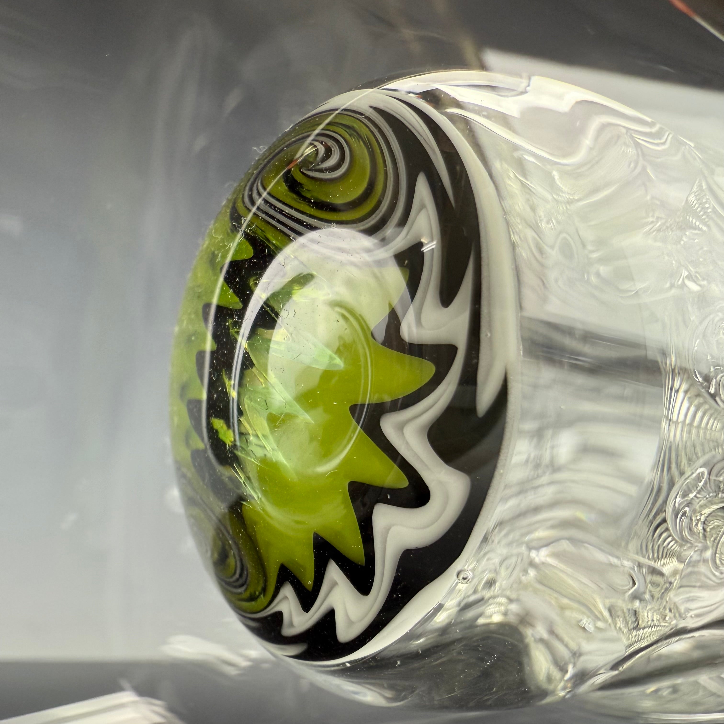 1 of 1 XL Classic "Swiss Trees" Toro Glass Colab 13 Hole Waterpipe by Swiss Perc