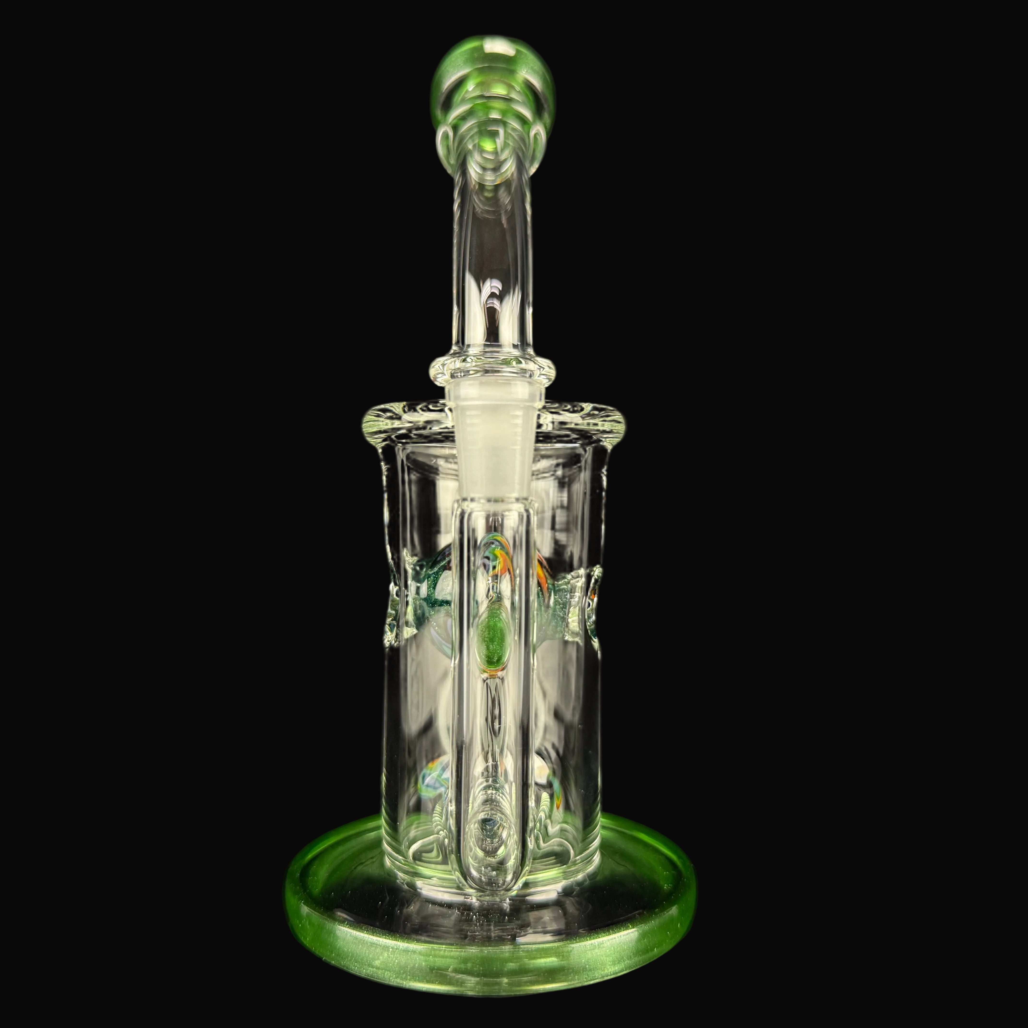 "Green Stardust" Wig Wag Showerhead-Ball Rig by OJ Flame
