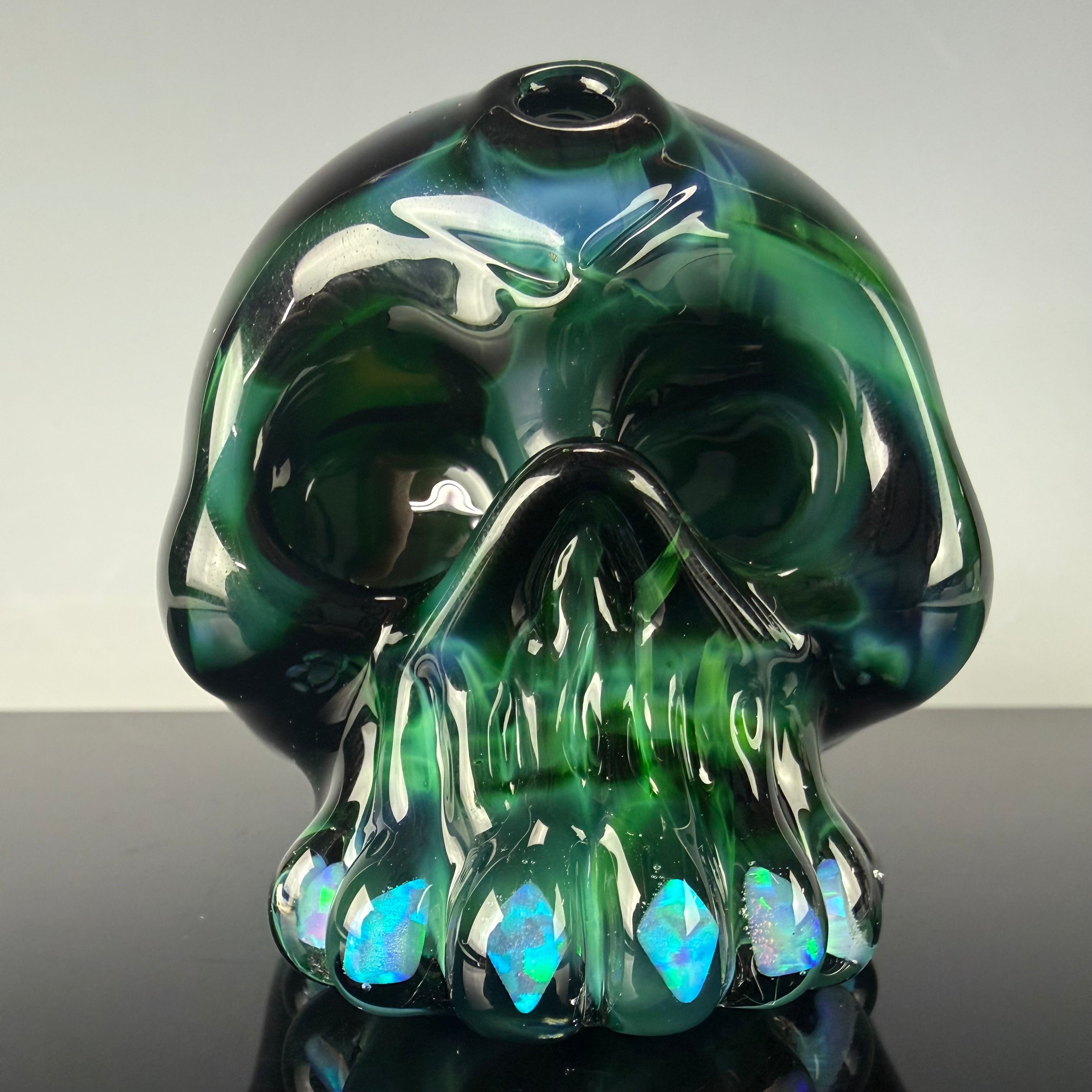 "Exp. Green #5" Skull Shredder by Carsten Carlile