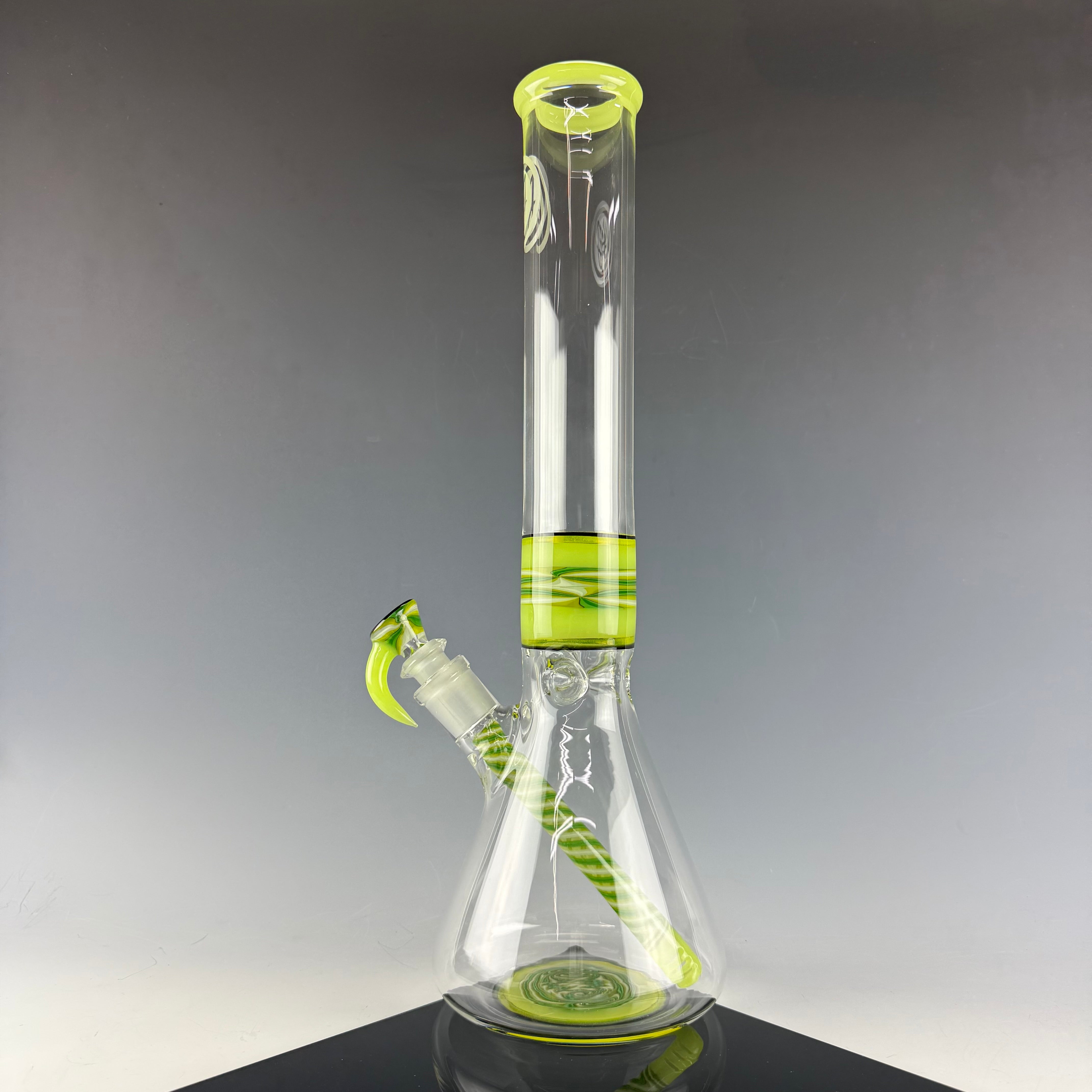 "Double Dose" 16" Wig Wag Beaker by OJ Flame