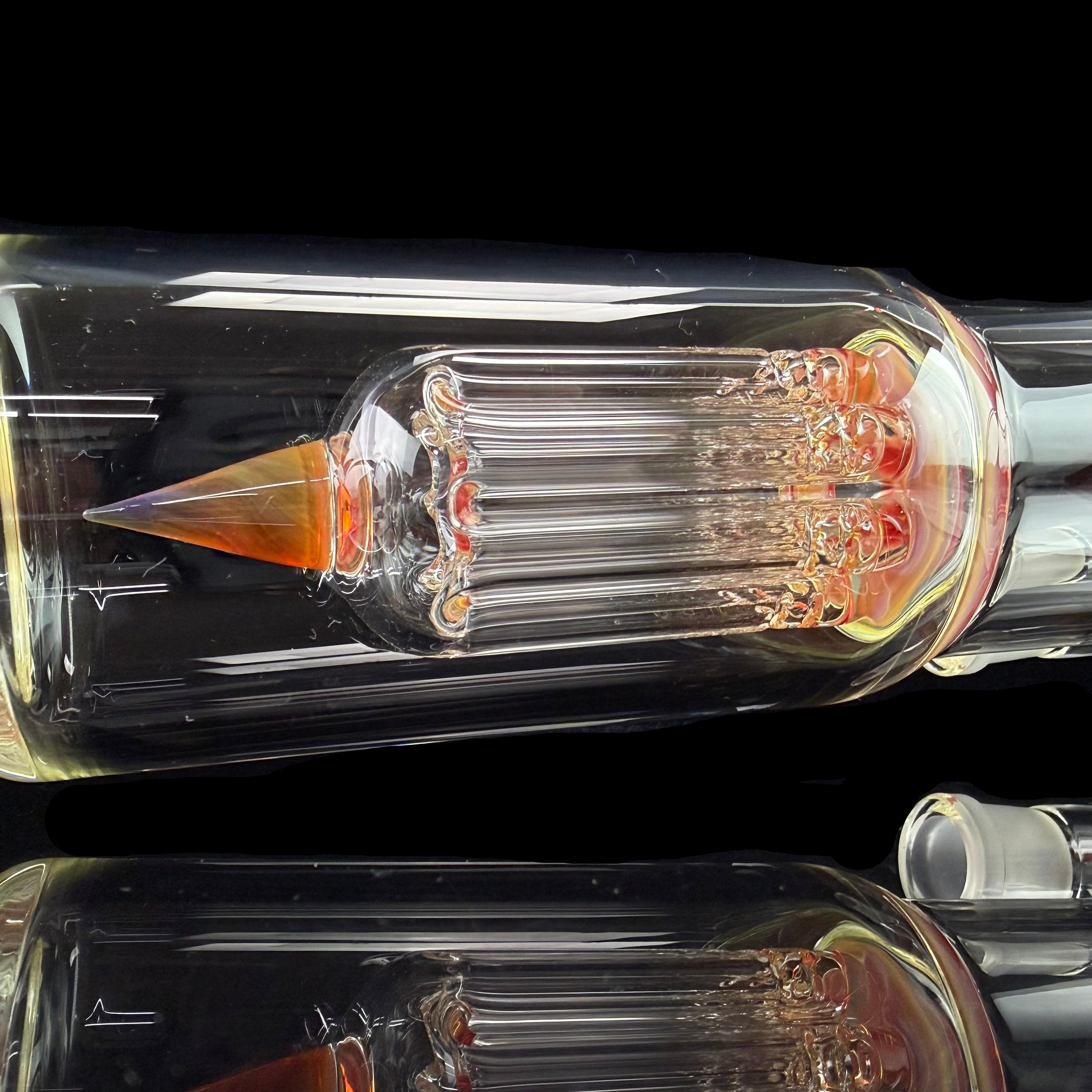 PA "NS Yellow & Pomegranate" Inv 4 to Gridded 8 Tree + 2X Cold Seals by Sovereignty Glass