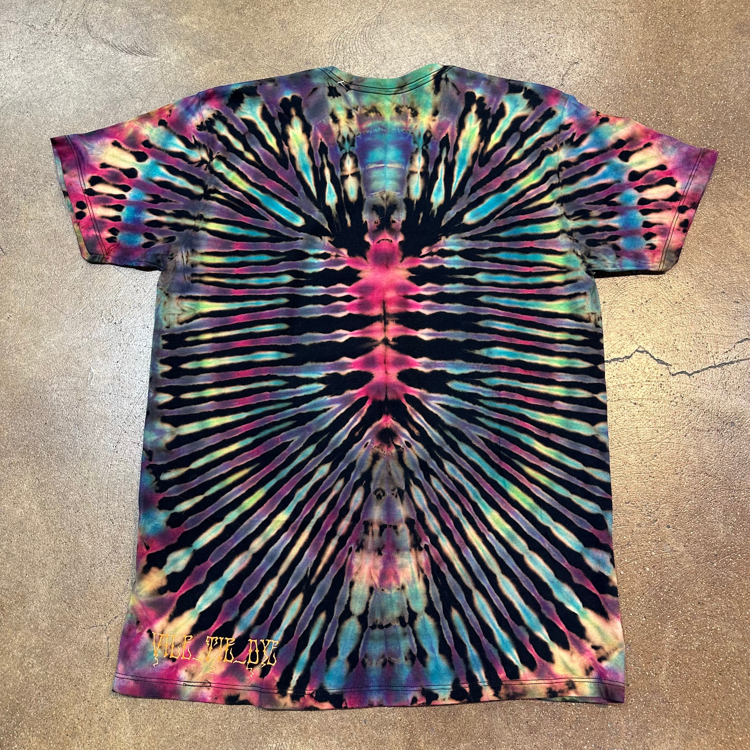 "Black Sabbath" Tie Dye by Vile Tie Dyes