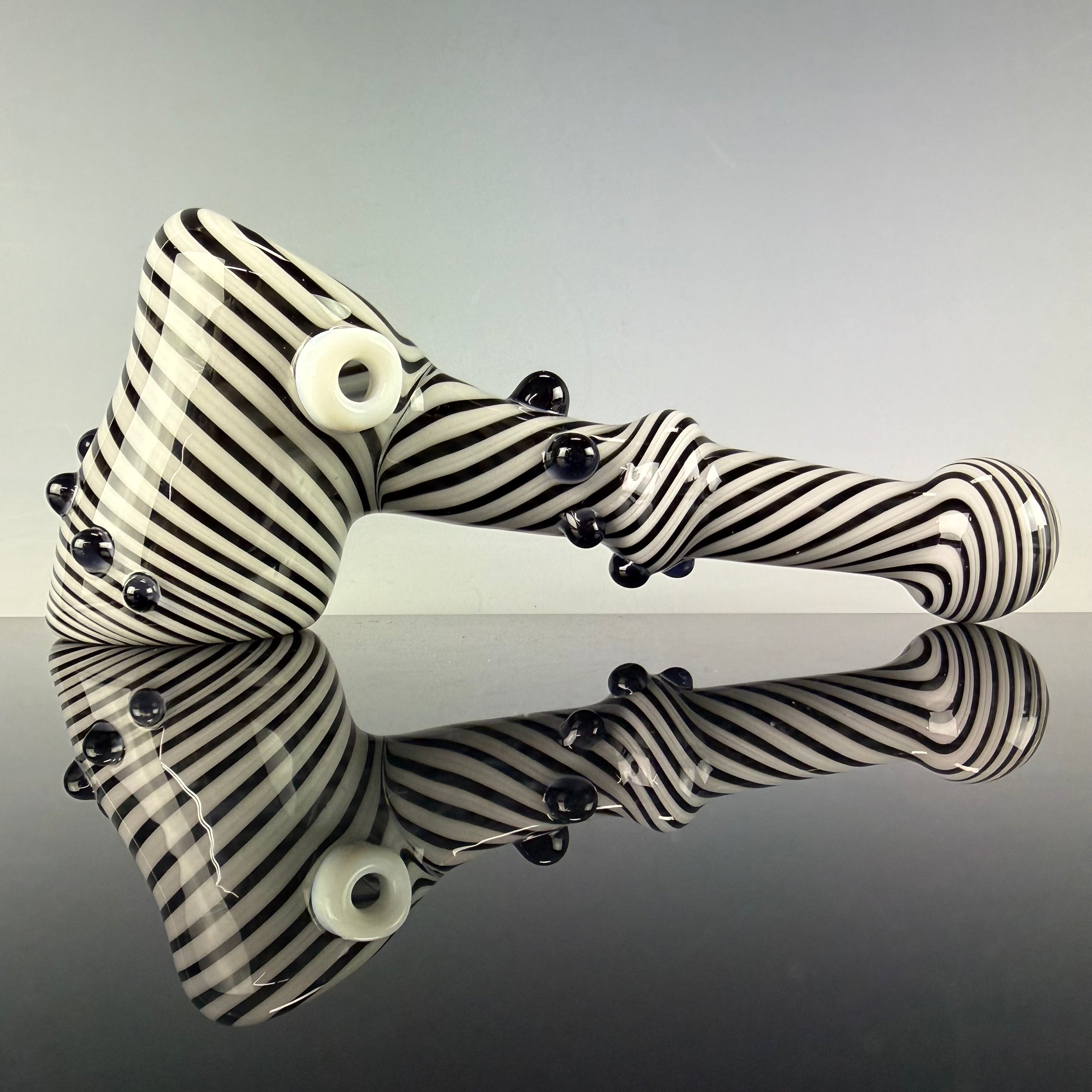 Black & White Lineworked Hammer by Carsten Carlile