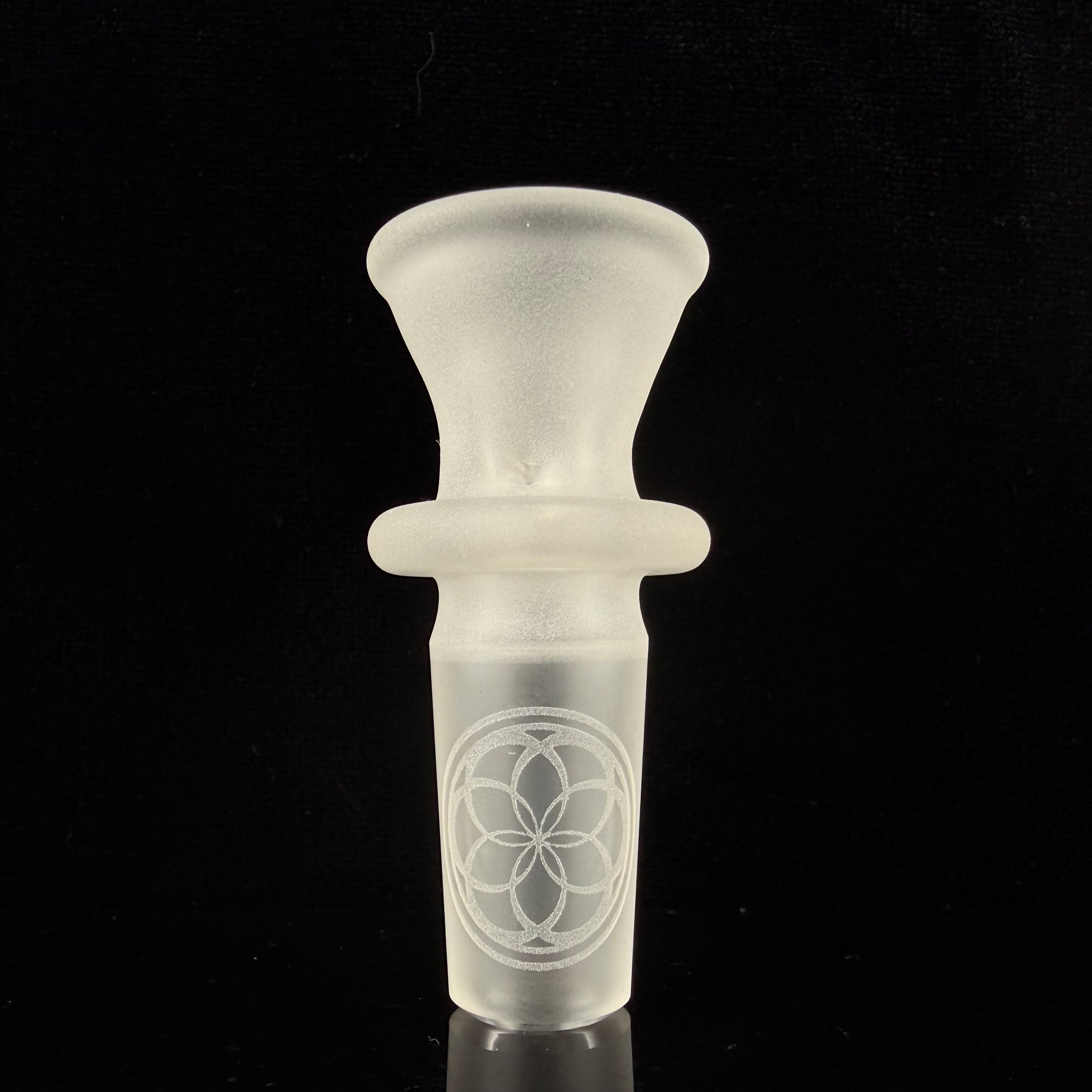 SOL-50 "Sacred G Etched" V3 Lace Sphere V3 by SOL Glassworks