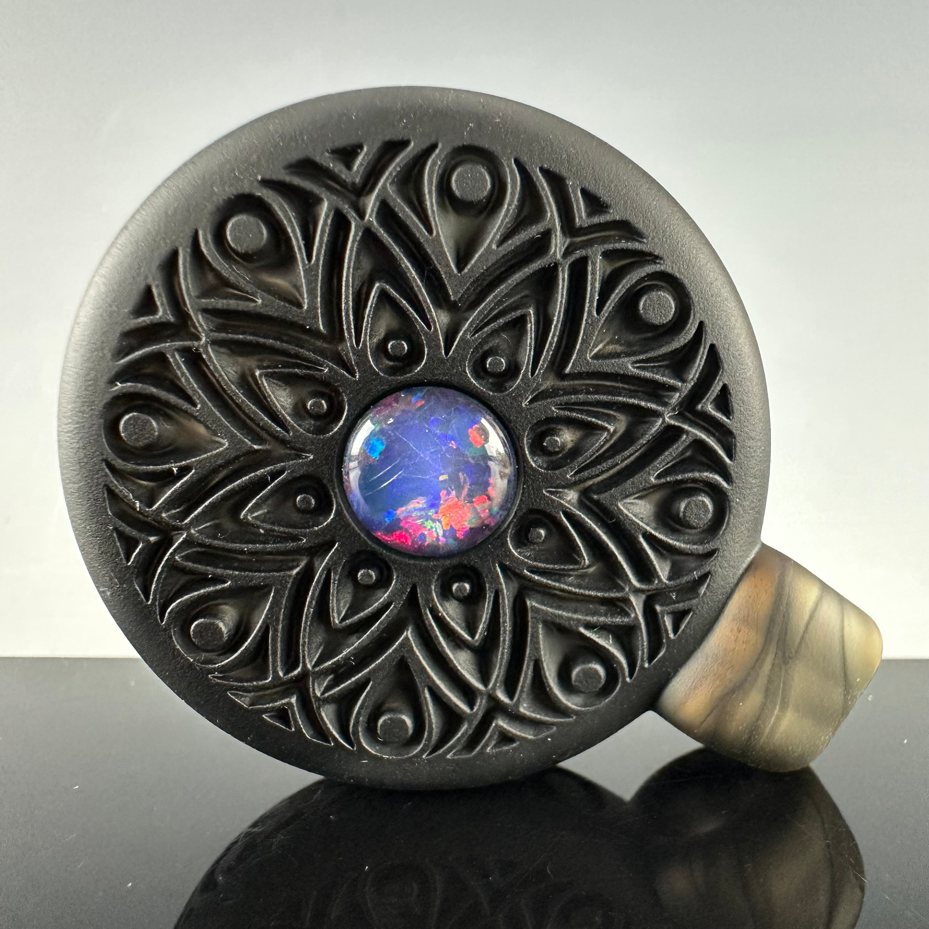 "Mandala" Pendant by GlassMaze