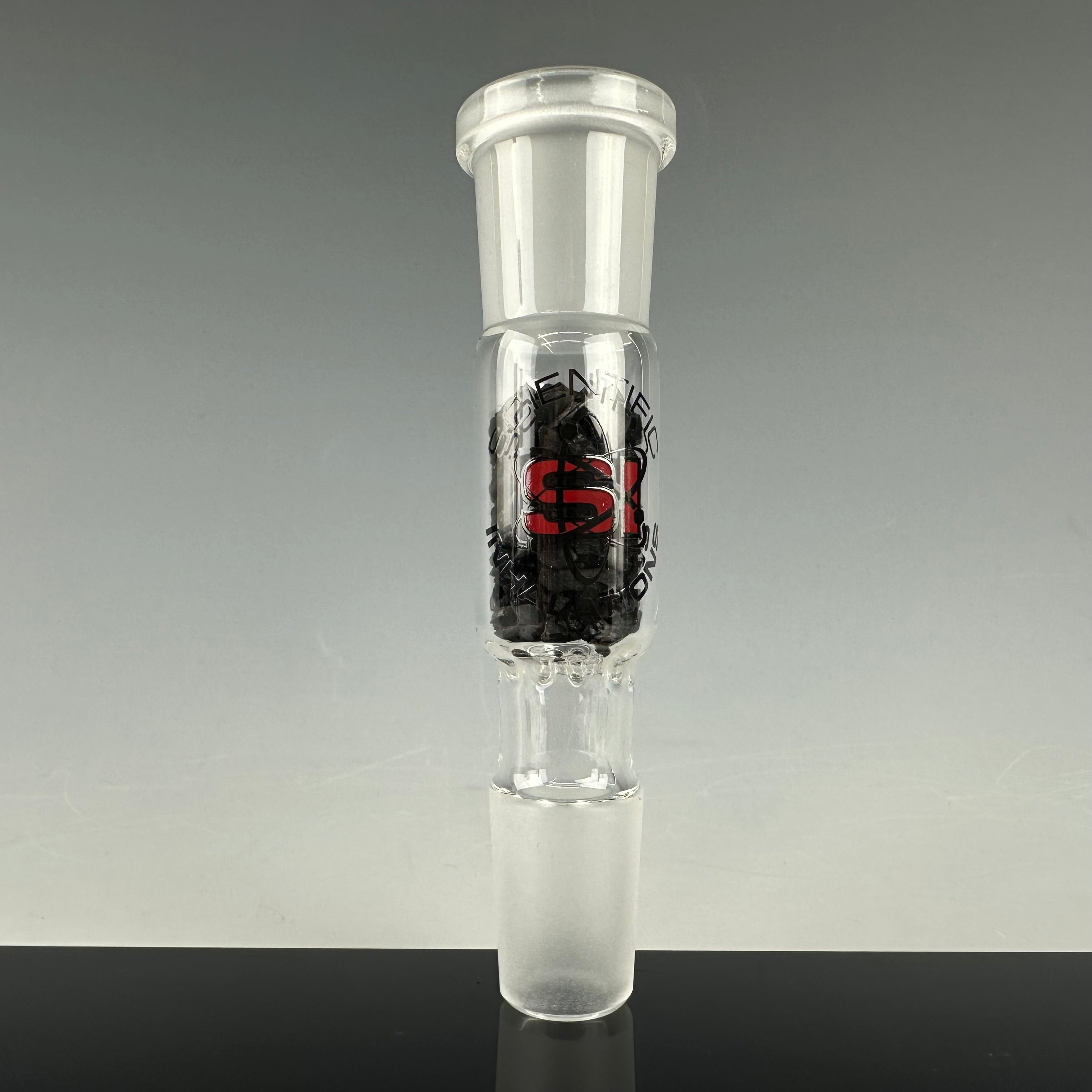 Glass Carbon Filter Adapter – Male/Female Honeycomb by SI Pipes