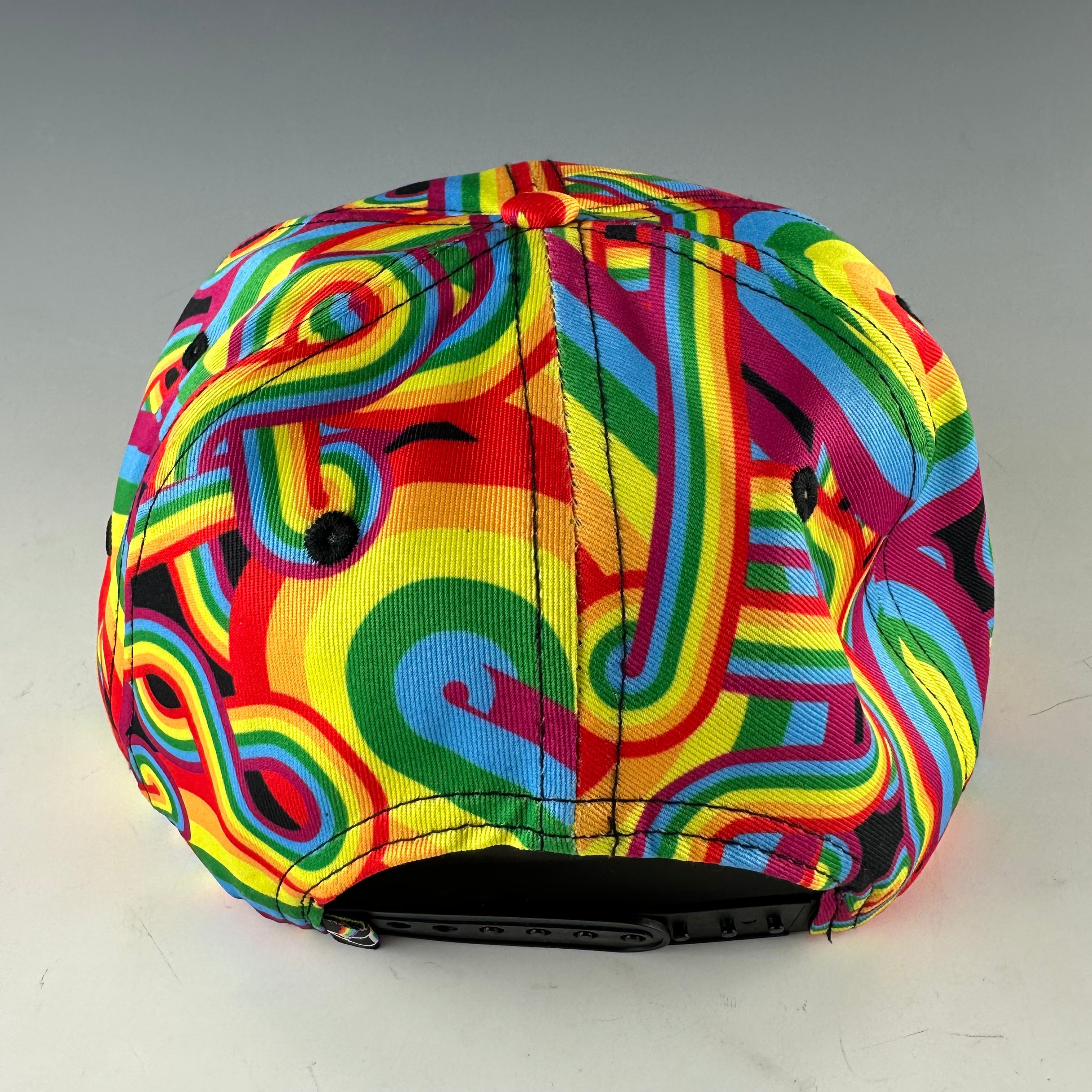 Pink Floyd DSOTM V2 Rainbow Snapback Hat by Grassroots