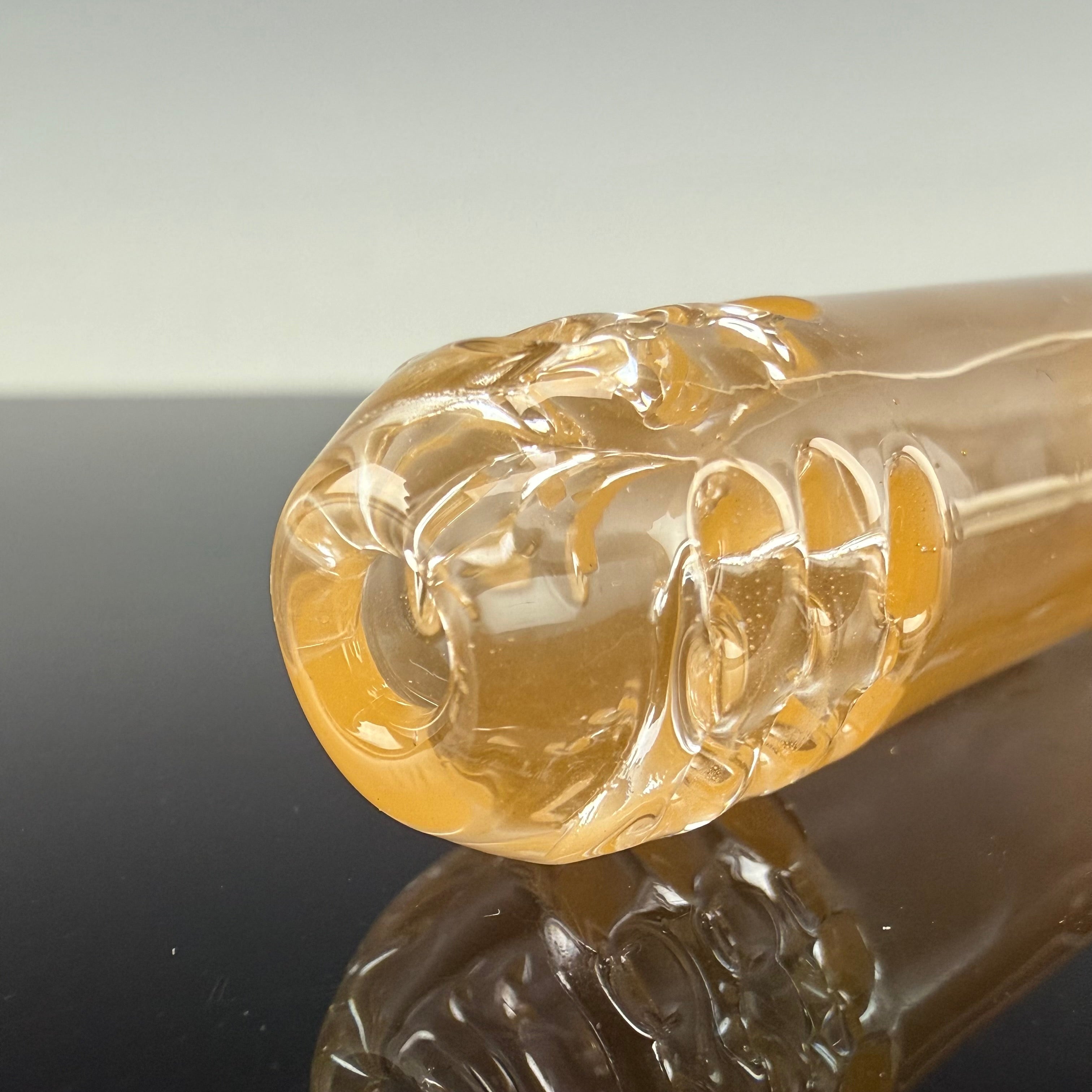 "Peach" Double Bubbler by OJ Flame