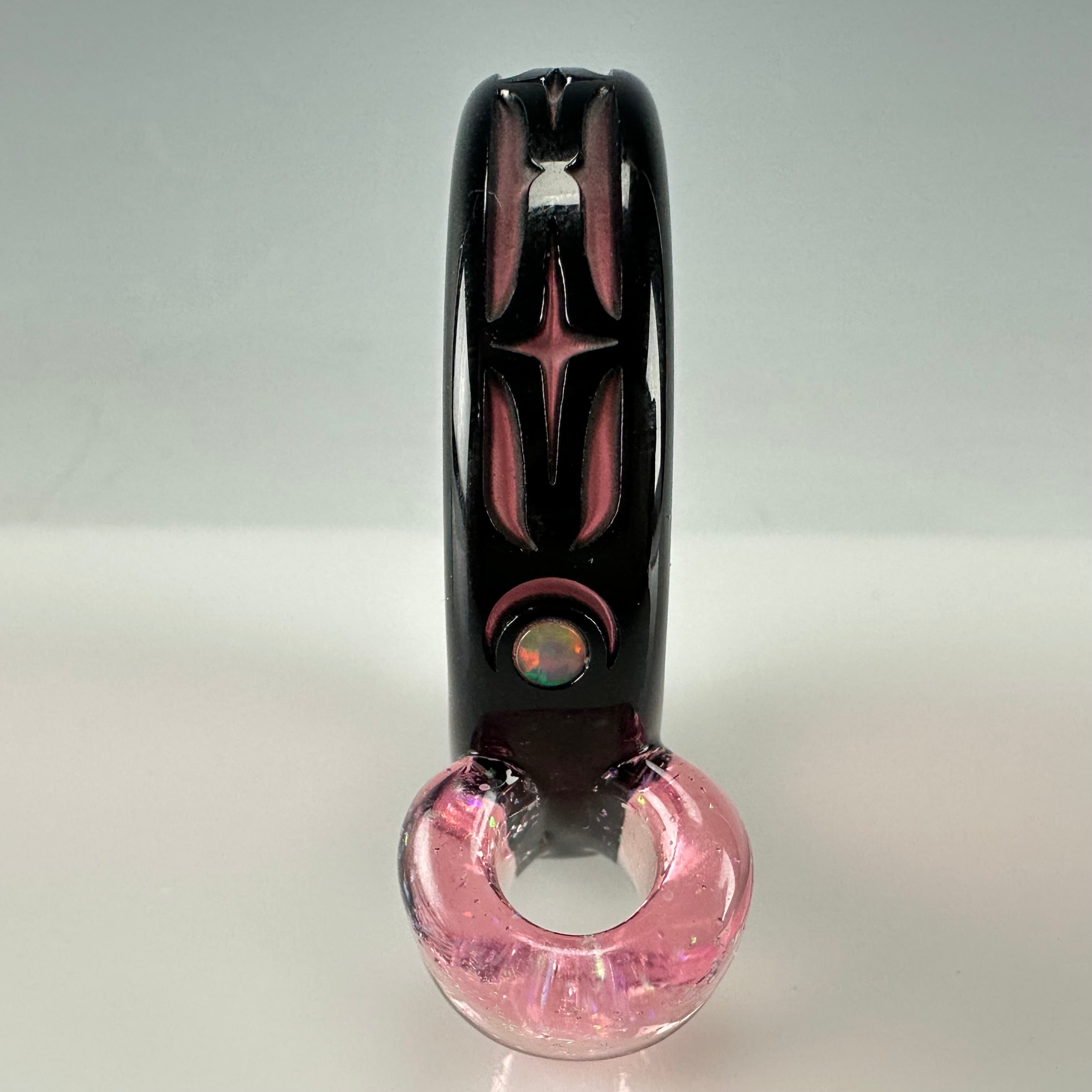 "Breathe" CFL Pendant by GlassMaze
