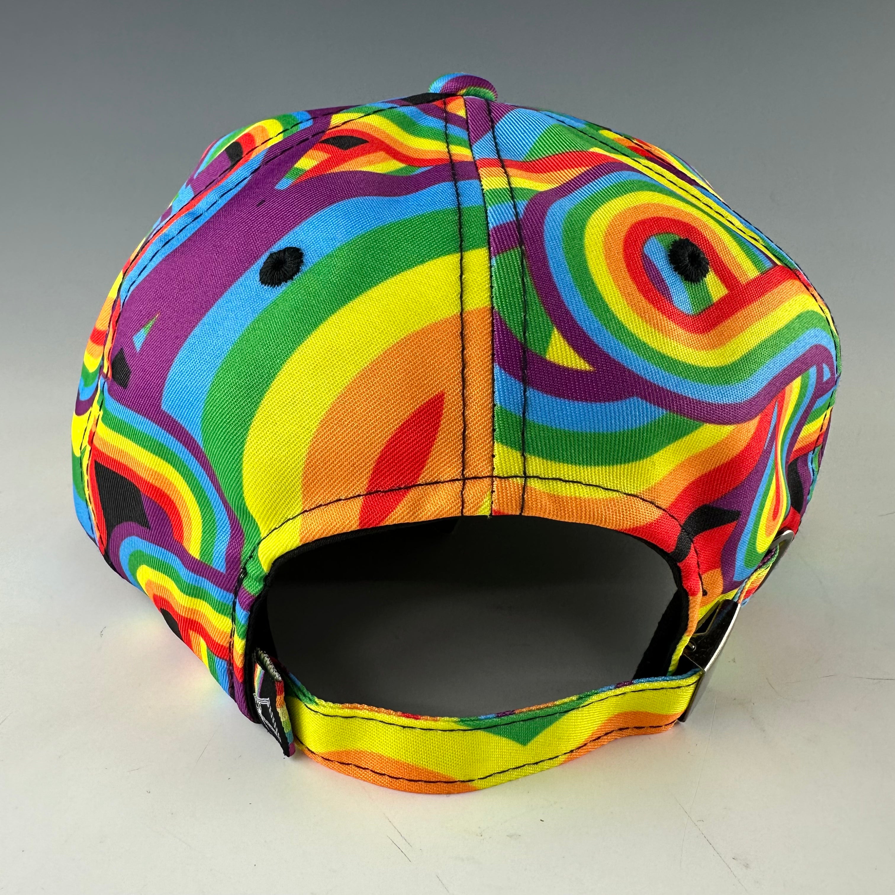 Pink Floyd DSOTM V2 Rainbow Dad Hat by Grassroots