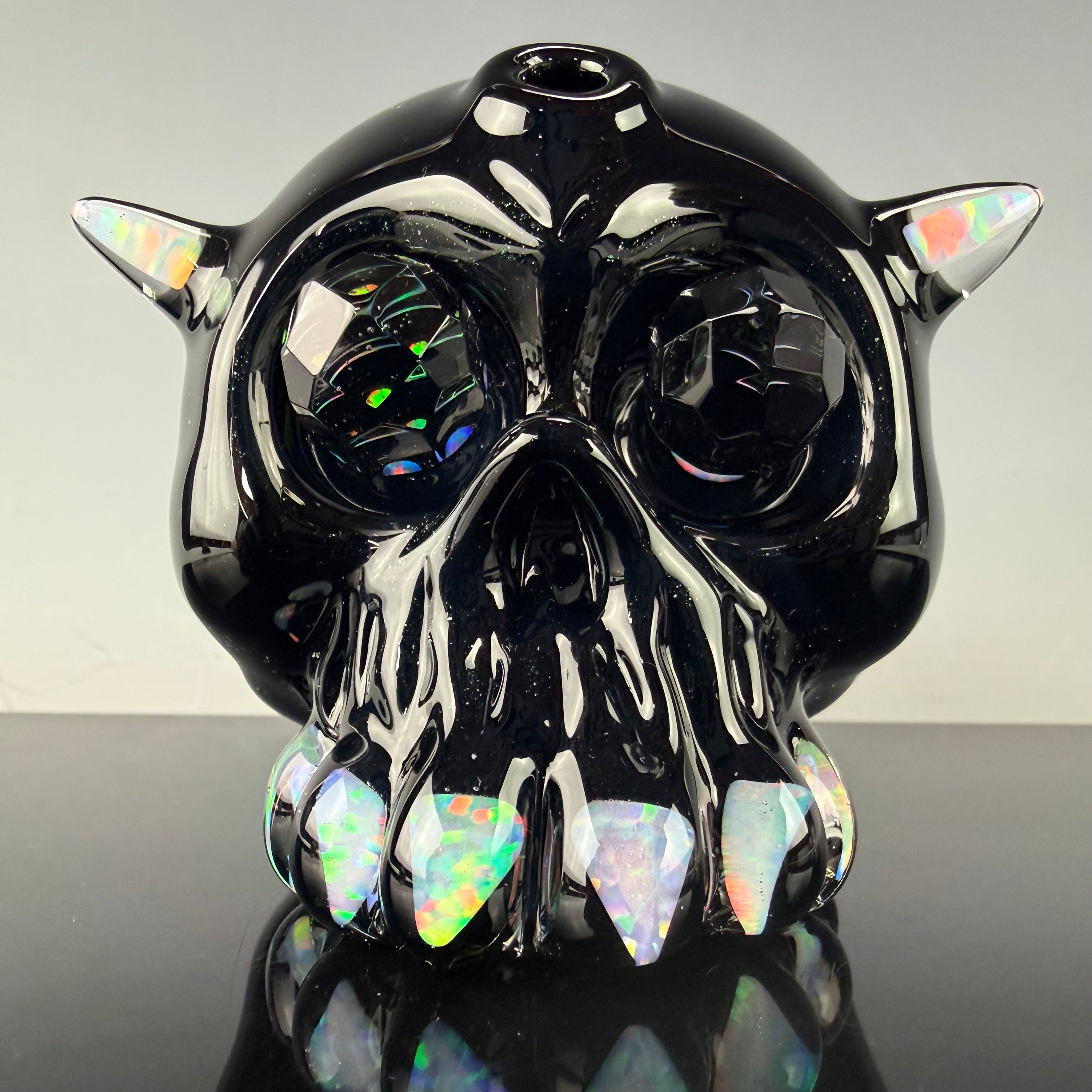 "Galaxy" Horned Skull Shredder by Carsten Carlile