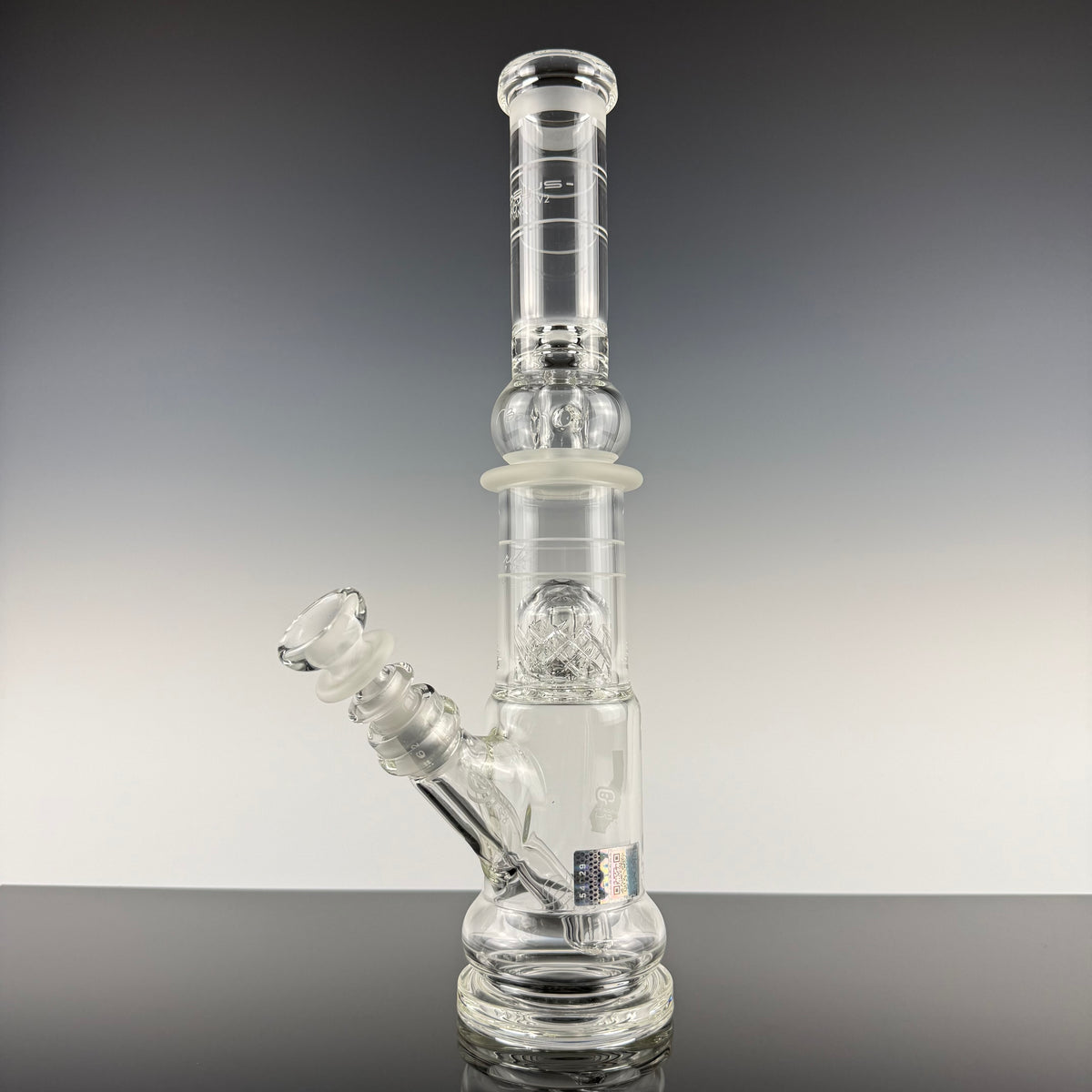 "Coldworked" Nano Reti V2 Matrix Waterpipe by Mobius Glass